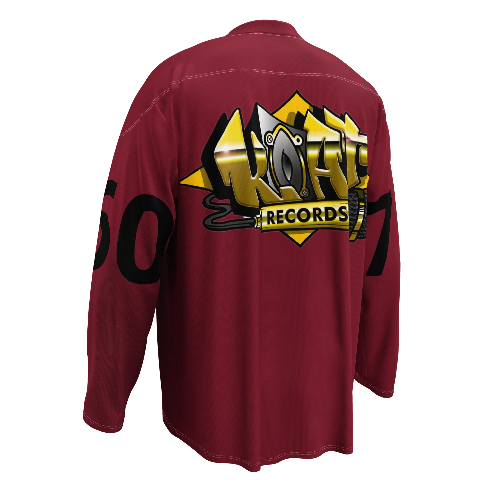 Burgundy KINGS OF ALL TRADES Symbol Hockey Jersey product image (4)