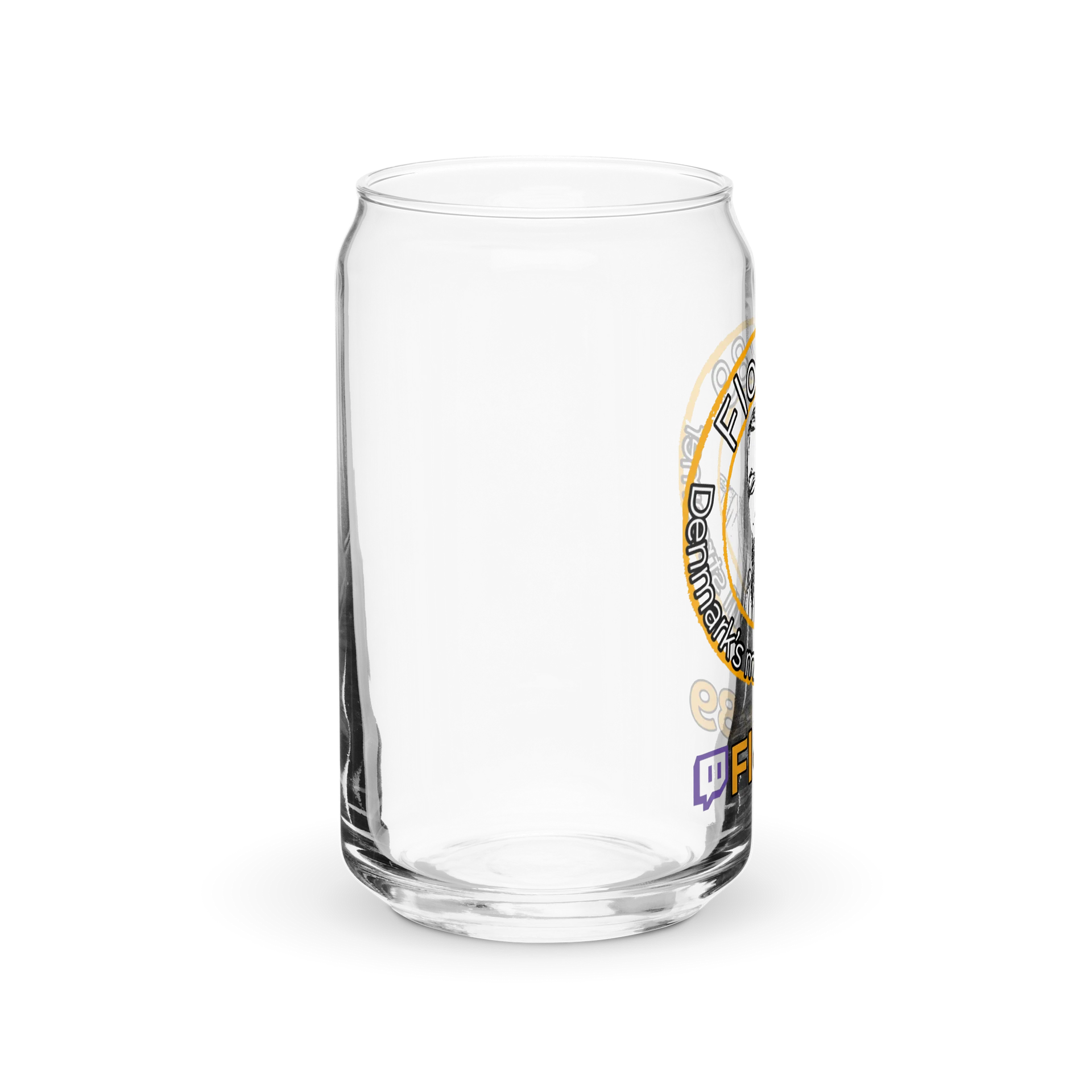 Flosk89 Logo on a glass! product image (3)