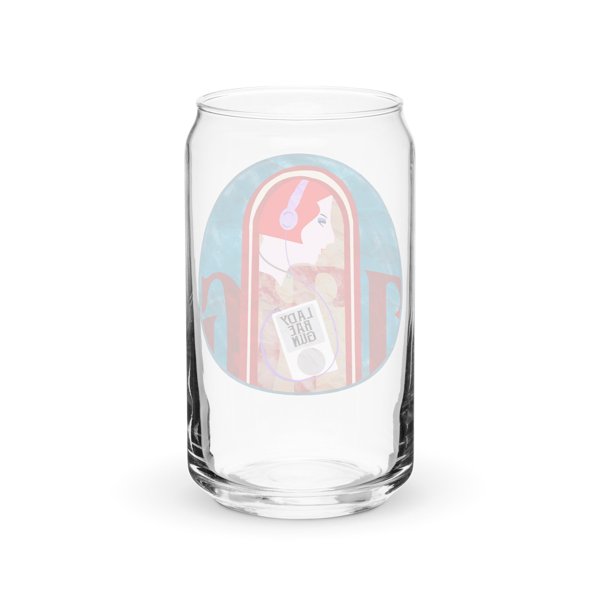 Lady Rae Gun Nouveau Glass Mug product image (6)