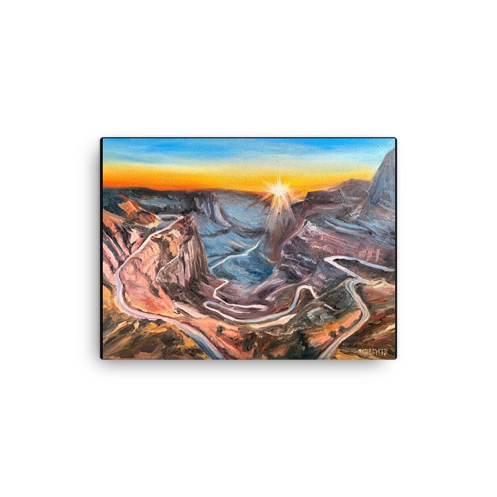 Shaffer Trail - Canyonlands National Park Giclee Canvas product image (2)