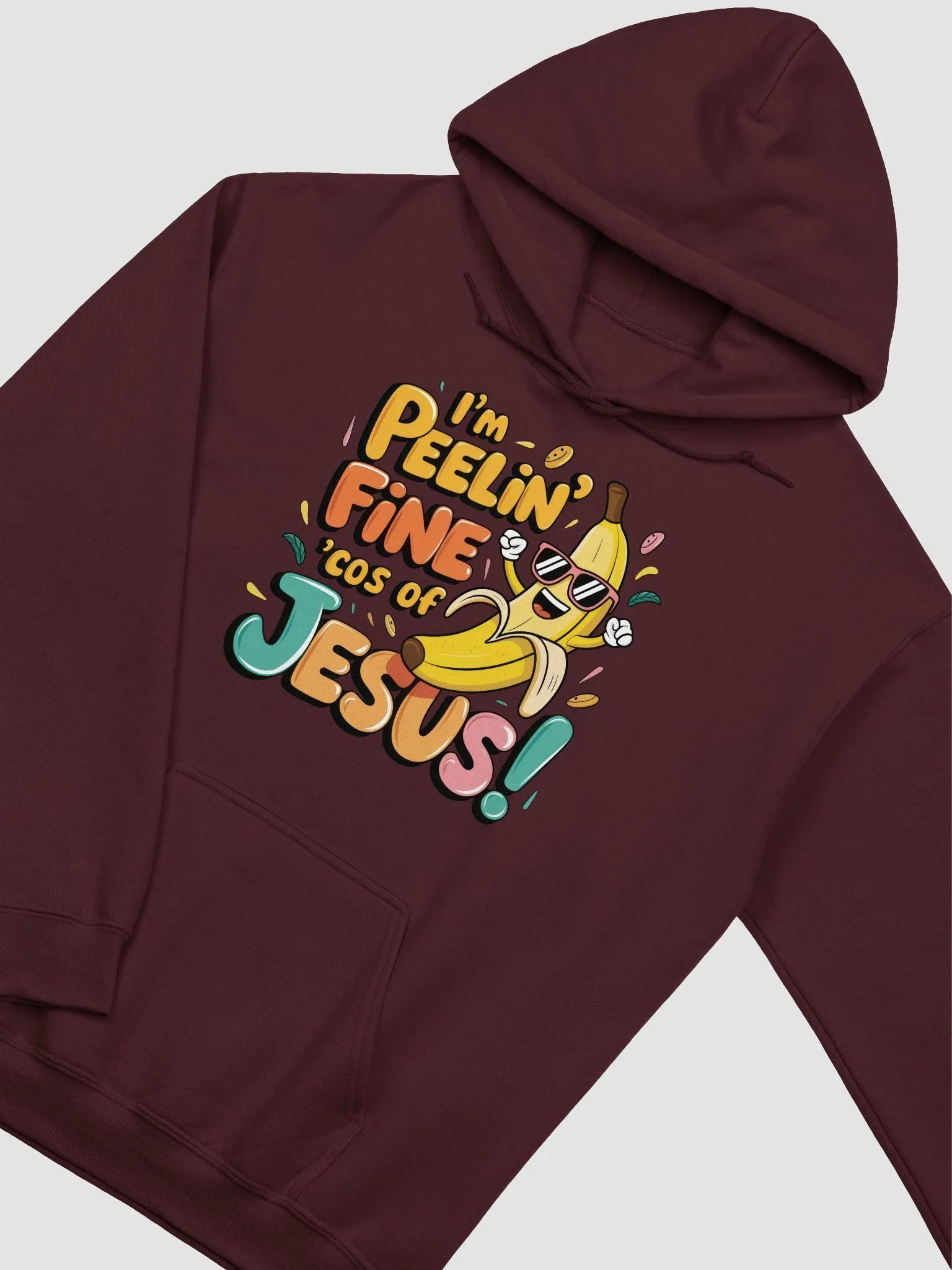 i'm peelin' fine cos of Jesus Hoodie product image (2)