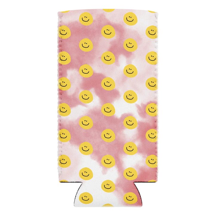 Smiley Tie Dye Coozie - Pink product image (4)