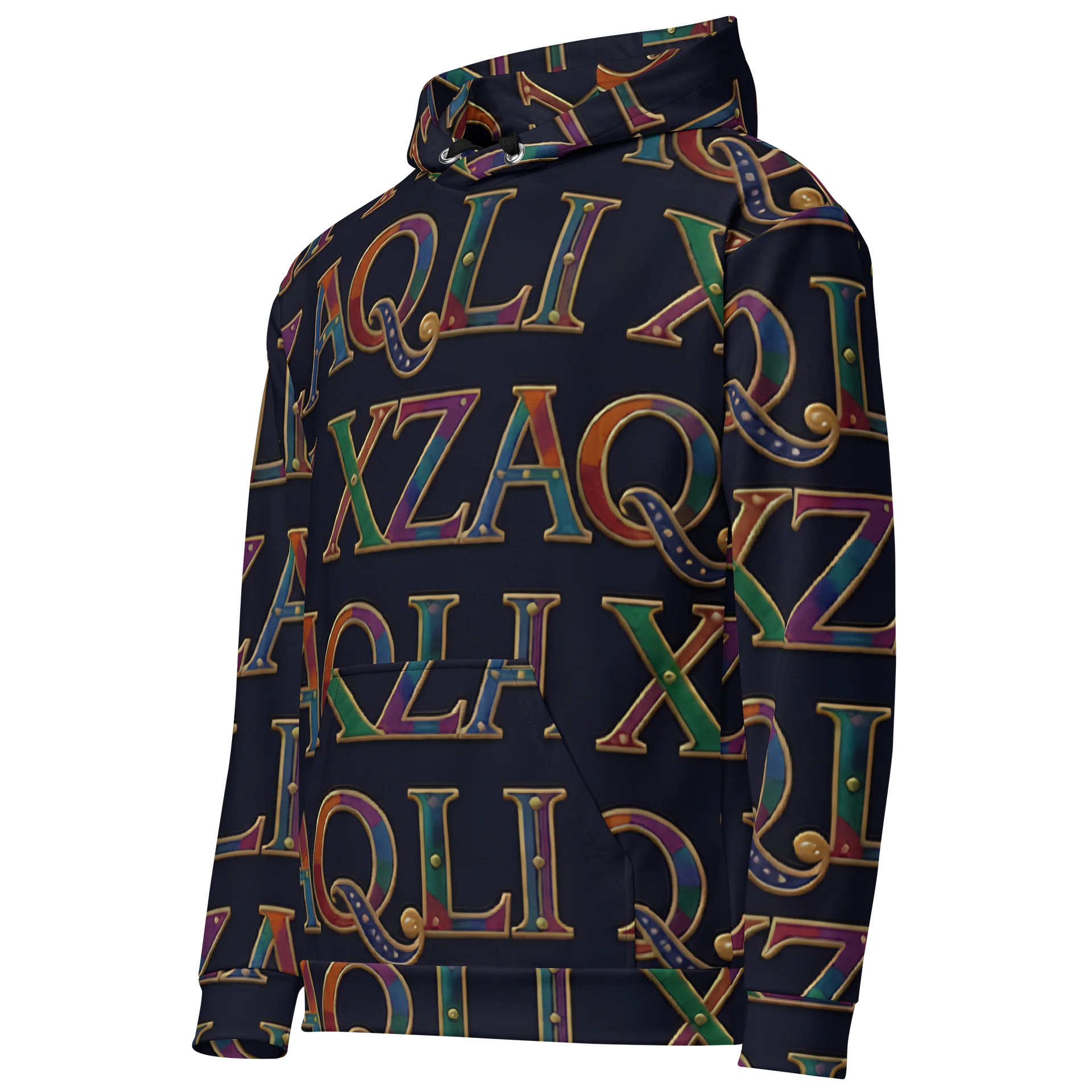 XZAQLI Prism Monogram Hoodie product image (2)