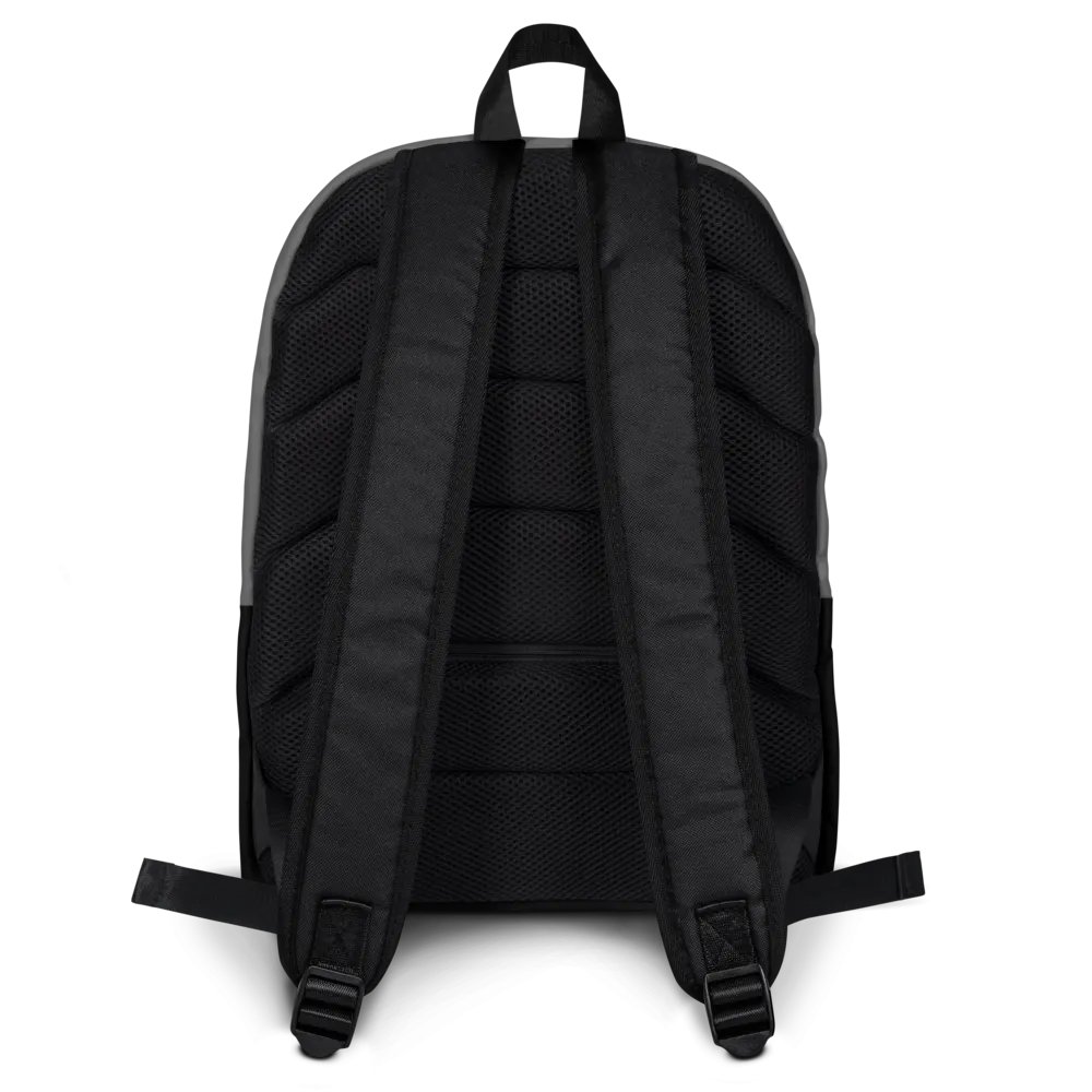 Public Nuisance Large Print Gray Backpack product image (6)
