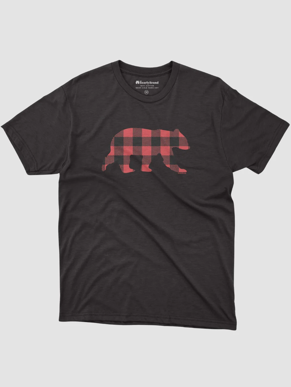 Red Buffalo Check Bear T-Shirt product image (1)