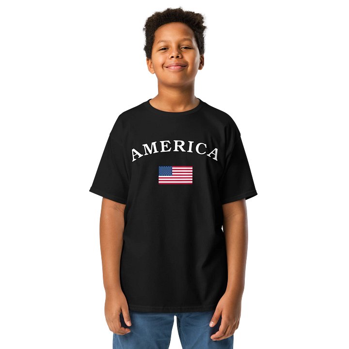 Gildan Youth Classic Tee-America product image (6)