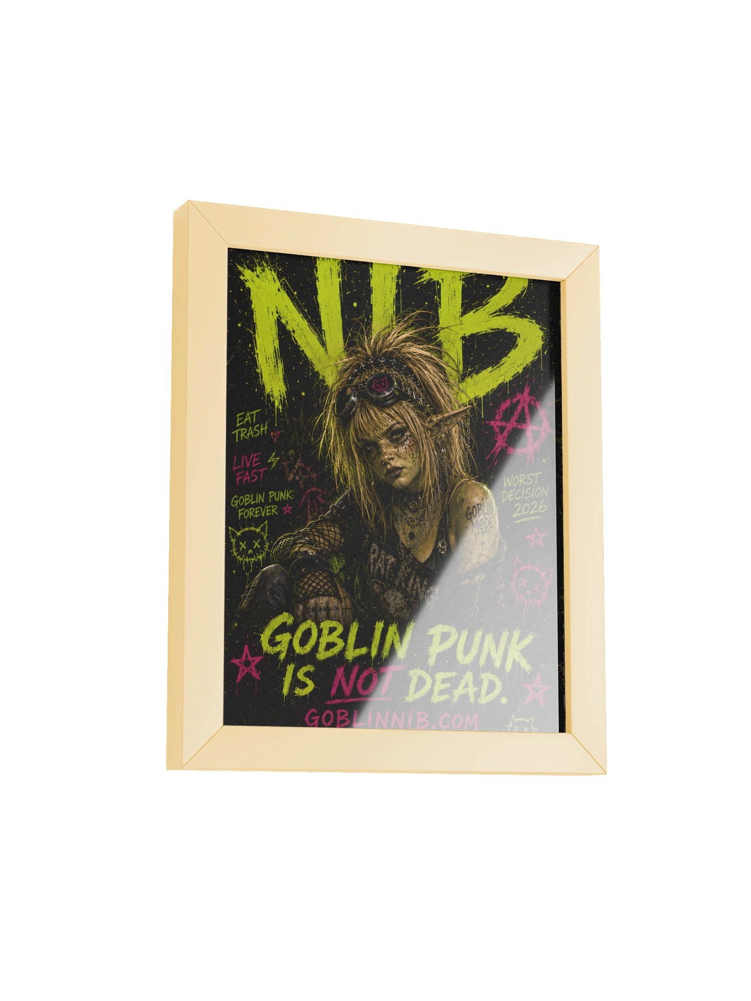 Goblin Punk Is Not Dead - Framed Poster product image (30)