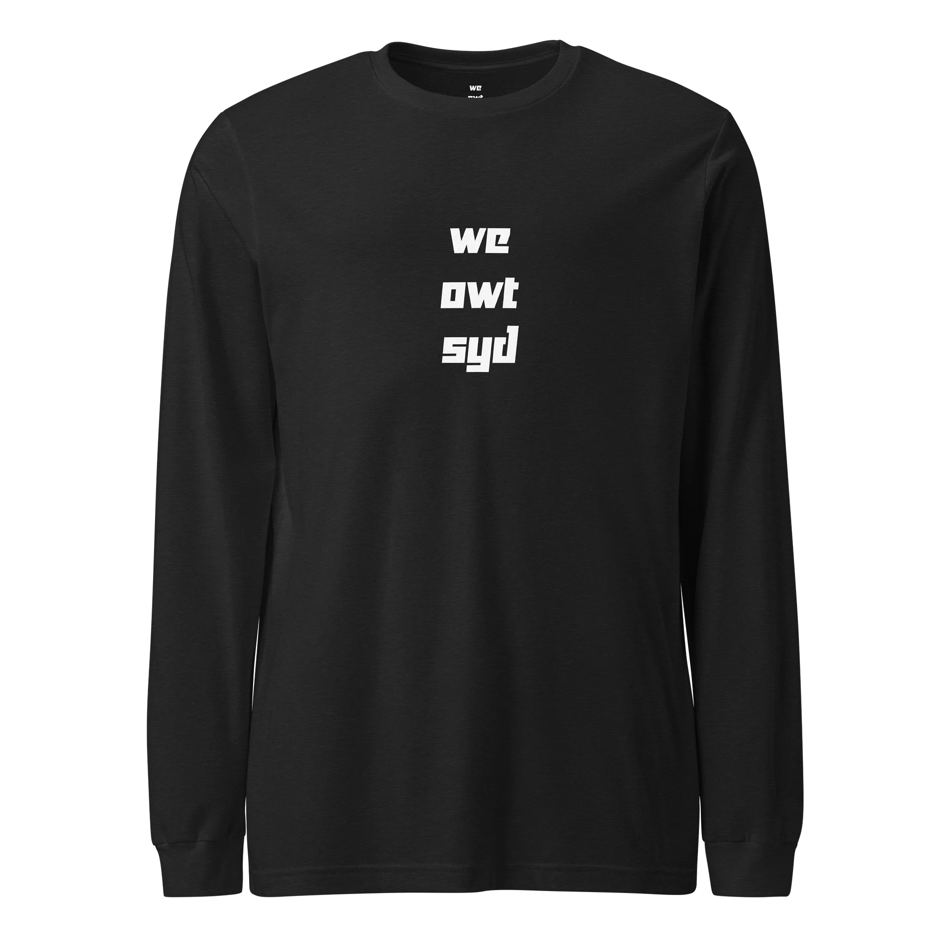 WeOwtsyd Premium Long Sleeve T-Shirt - Black product image (1)