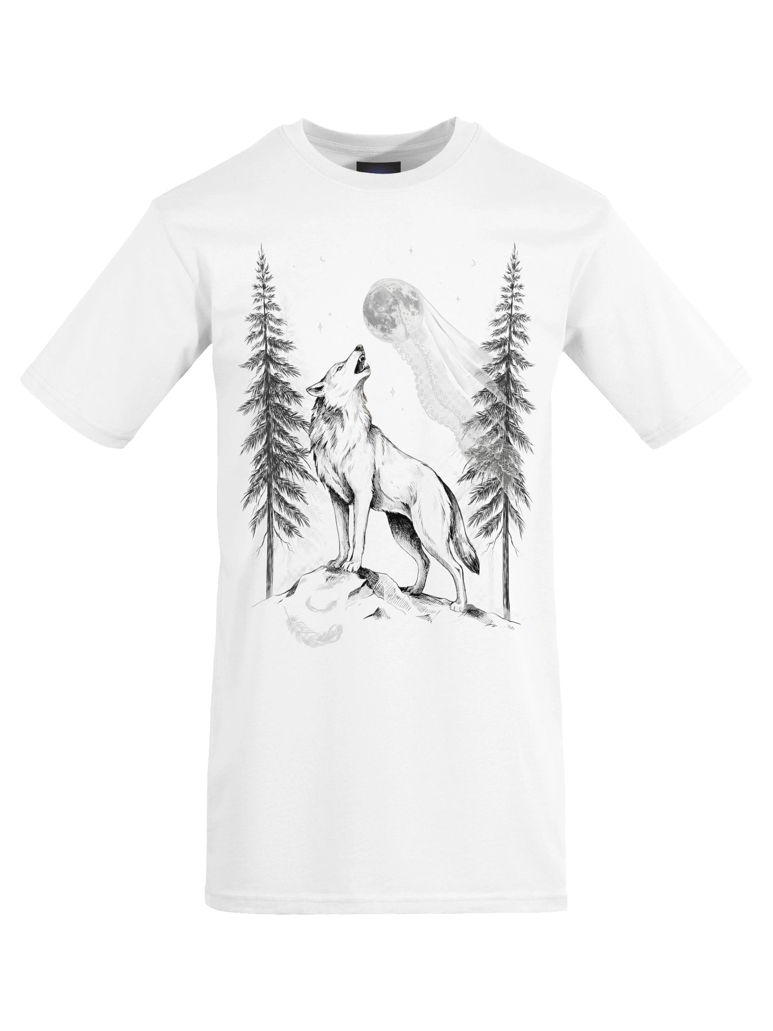 The Nocturnal Howl // Veiled Moon Heavyweight Tee product image (7)