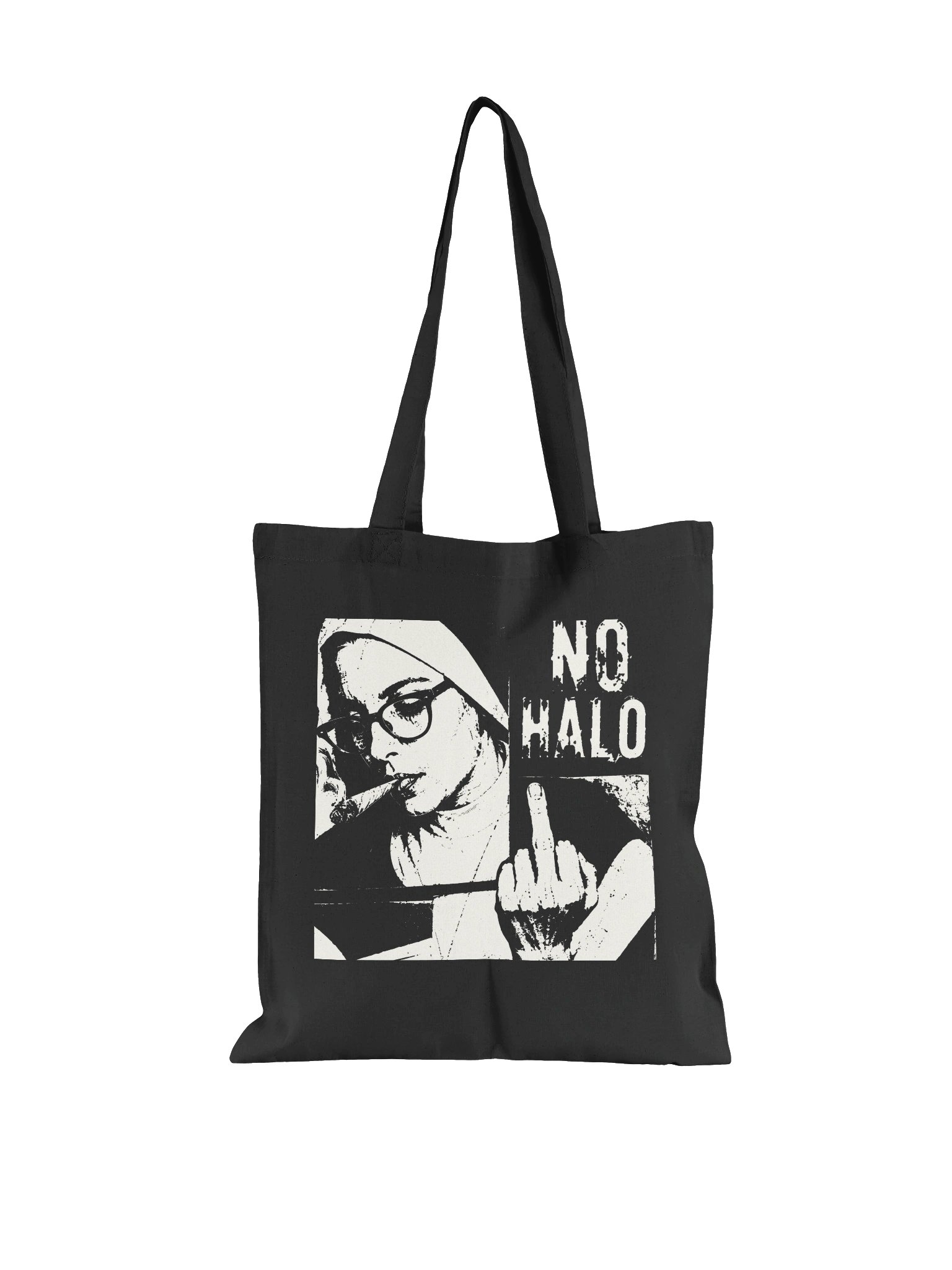 No Halo Nun Cotton Tote Bag product image (1)