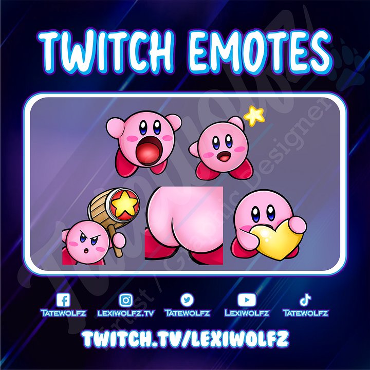 Twitch Emotes: Kirby product image (1)