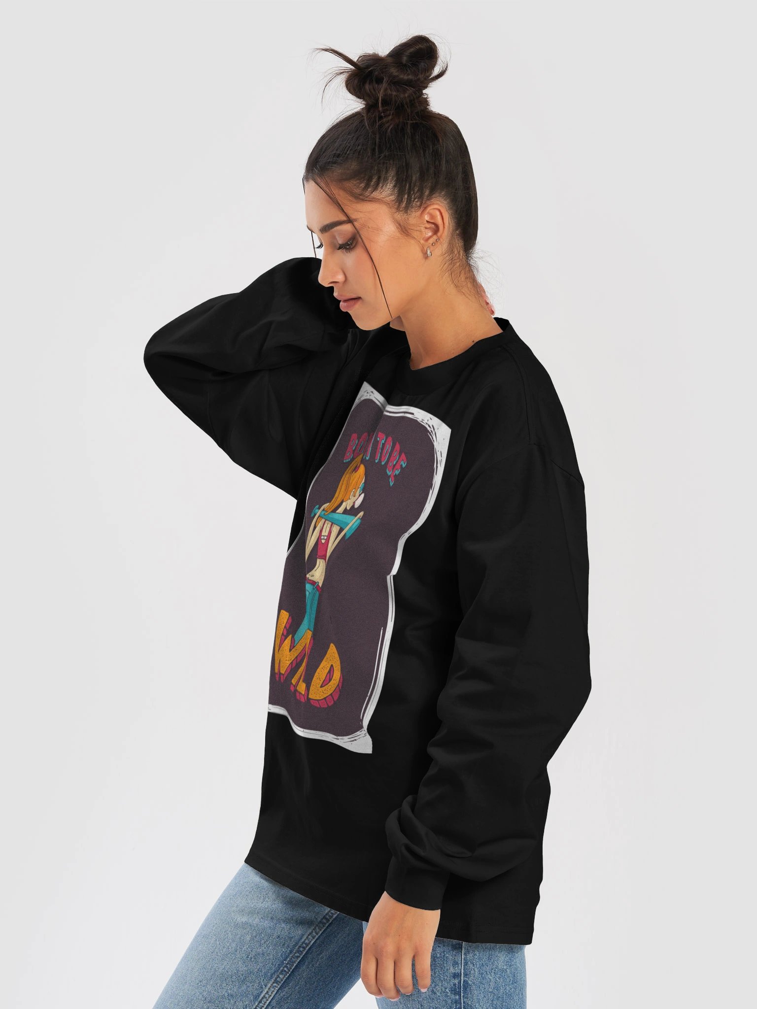 Born To Be Wild Girls Shirt | Cute & Bold Feminine Streetwear Tee product image (4)