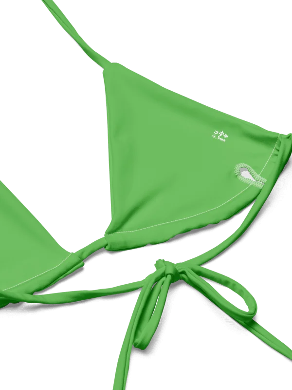 His House String Bikini Set - Lime product image (11)