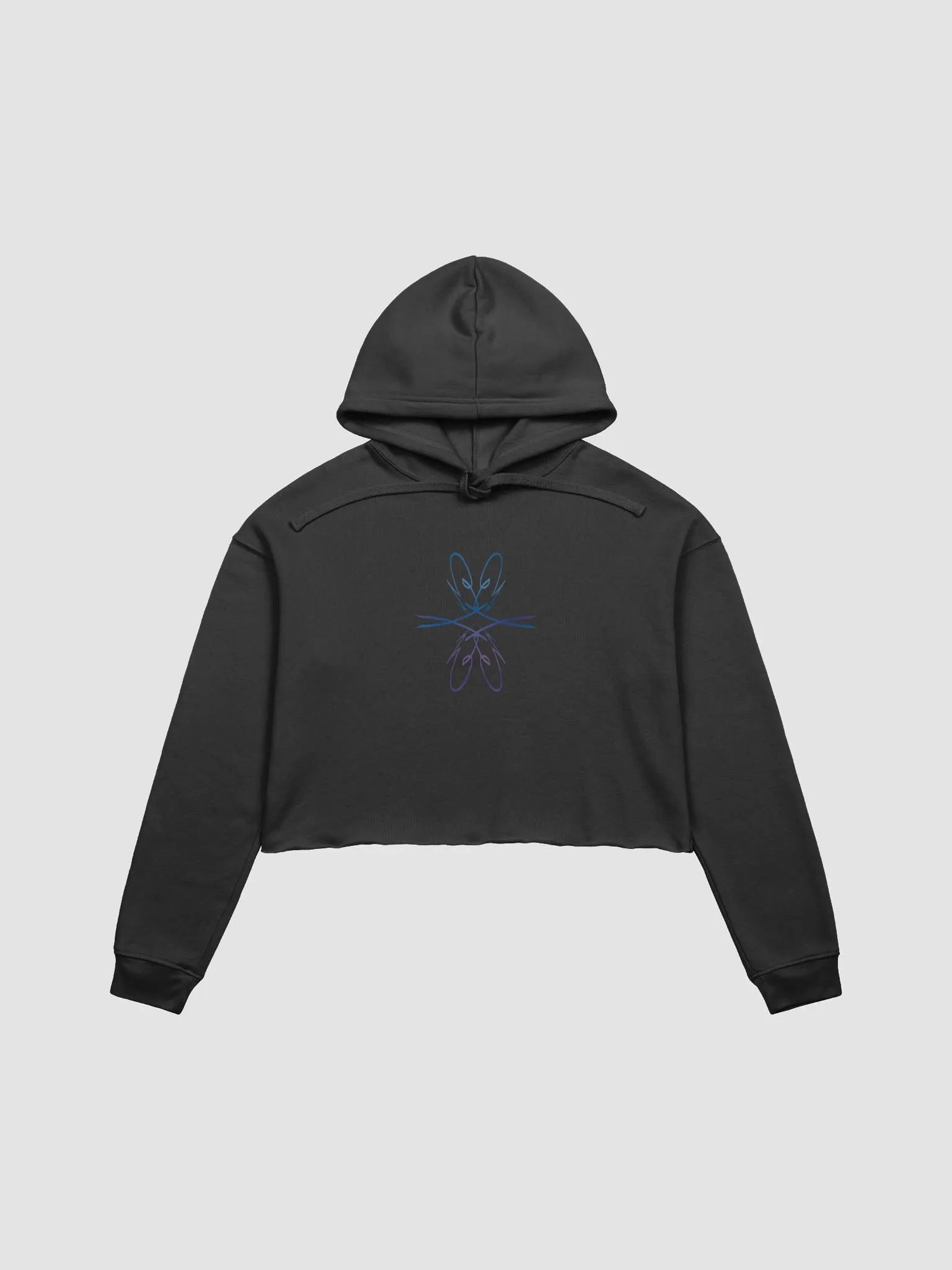 Reflection crop hoodie product image (1)