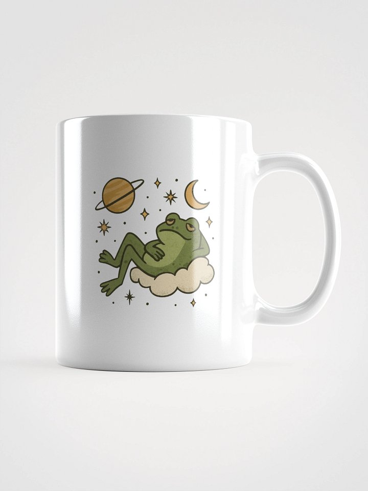 Cosmic Frog White Glossy Mug product image (2)