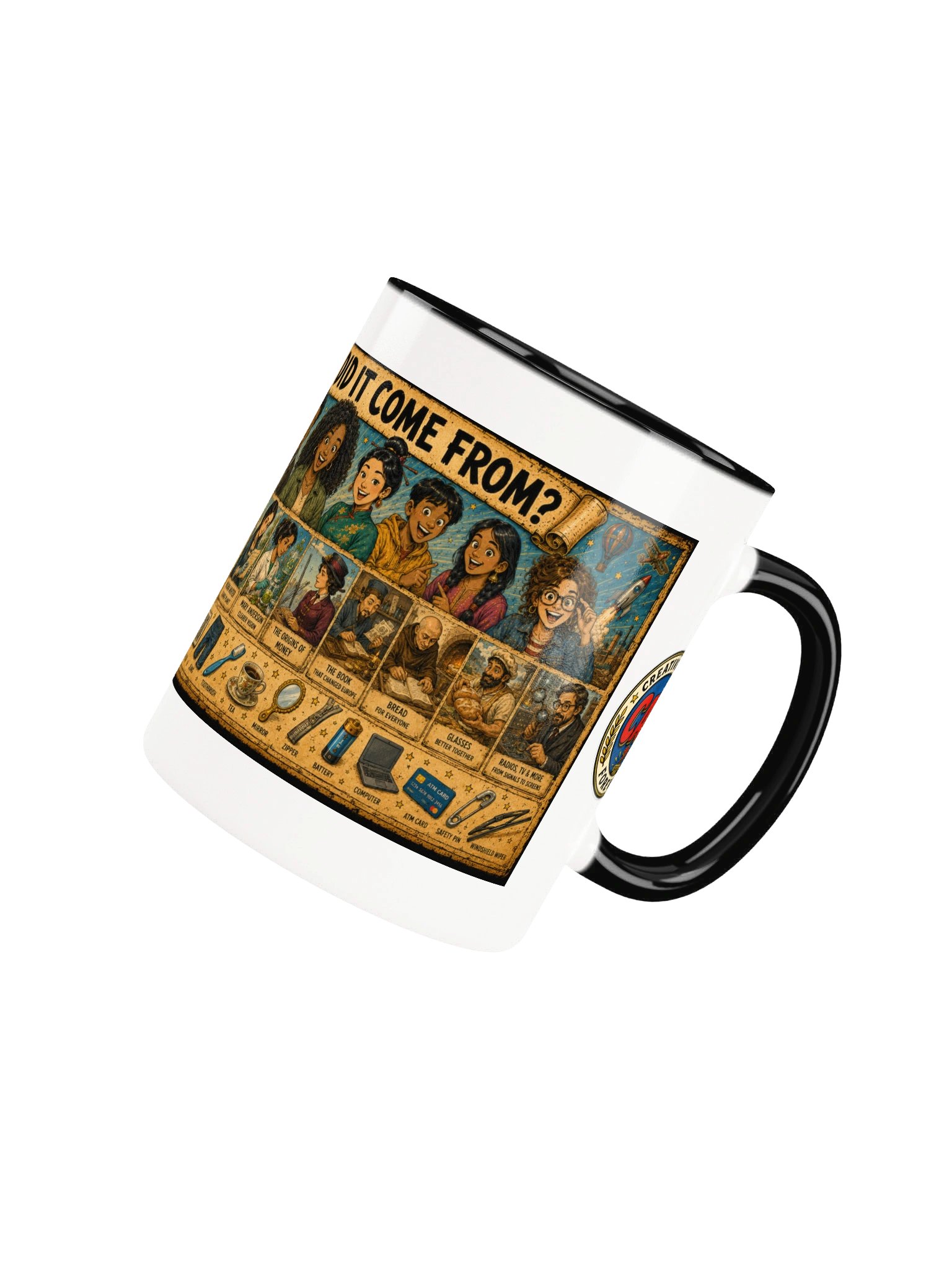 CAF Ceramic Mug with Color Inside product image (50)