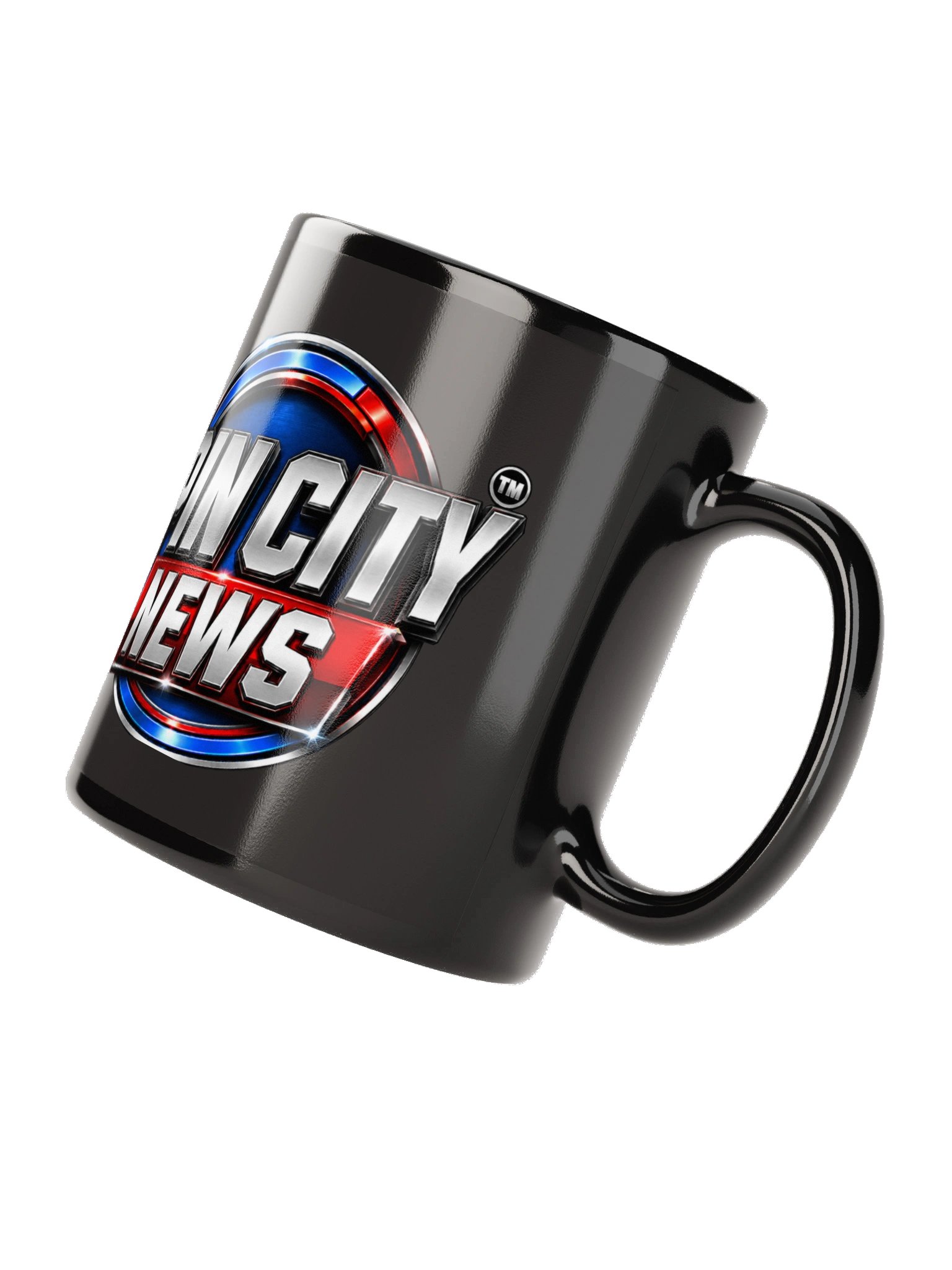 Spin City News Glossy Mug product image (8)