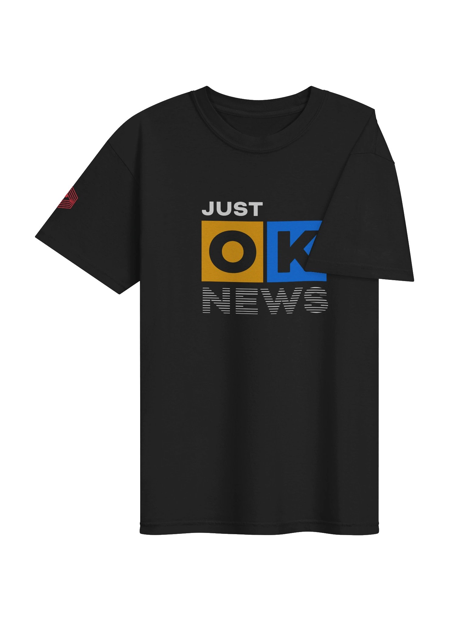 Just OK News Tee - Dark Version product image (4)