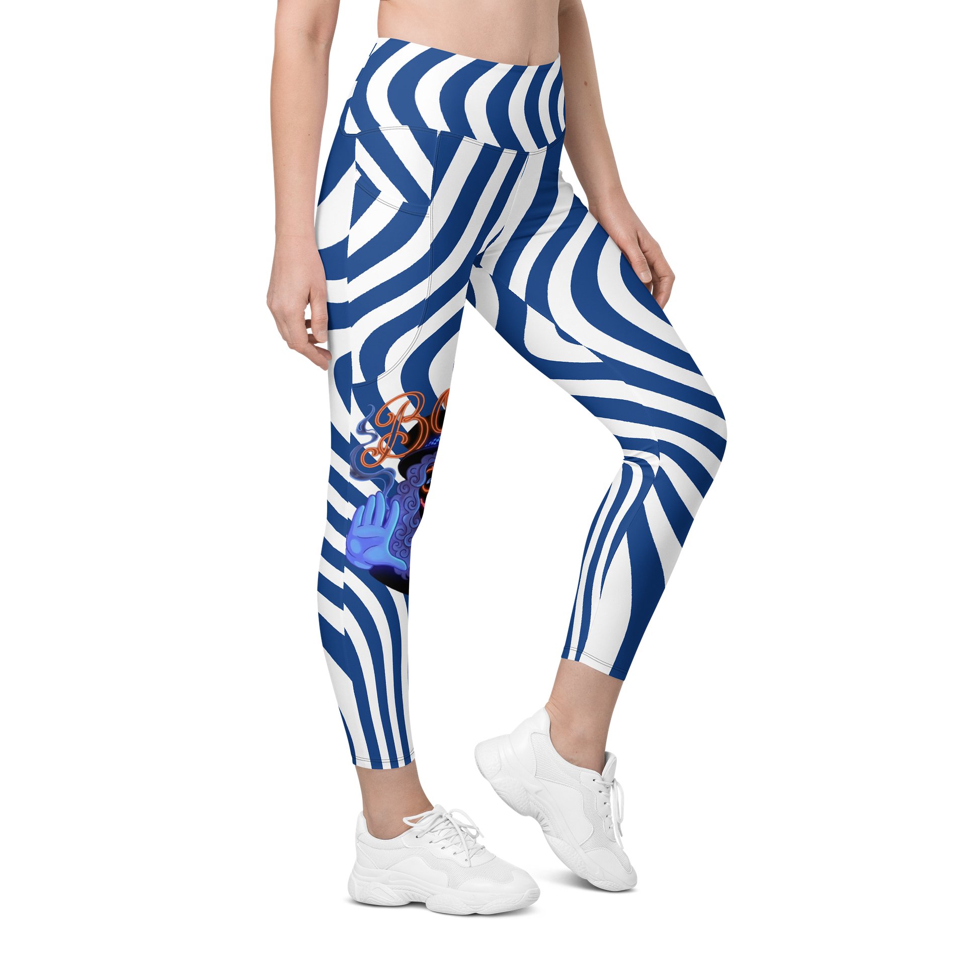 Boo! I see YOU! All-Over Leggings with Pockets product image (4)