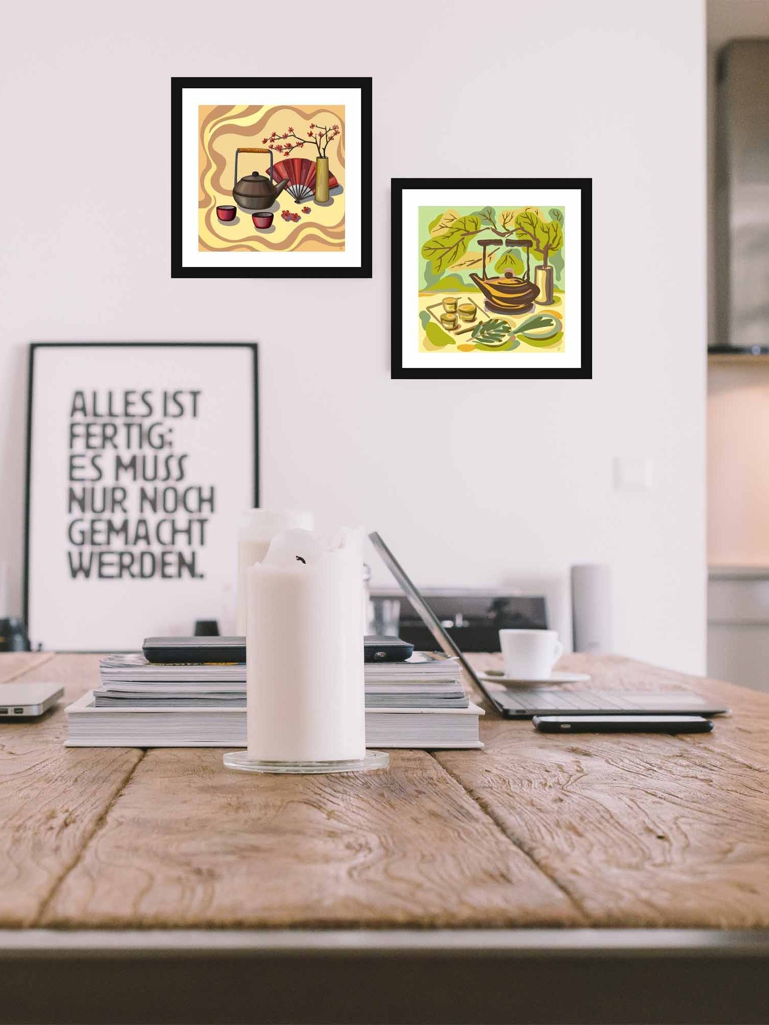 Tranquil Blossom Teatime Poster - Coffee Shop No. 7 product image (21)