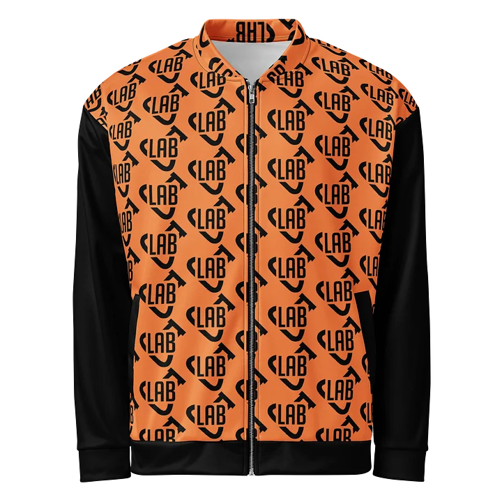 Banned_Wipe Vintage LaB Logo Orange Bomber Jacket product image (1)