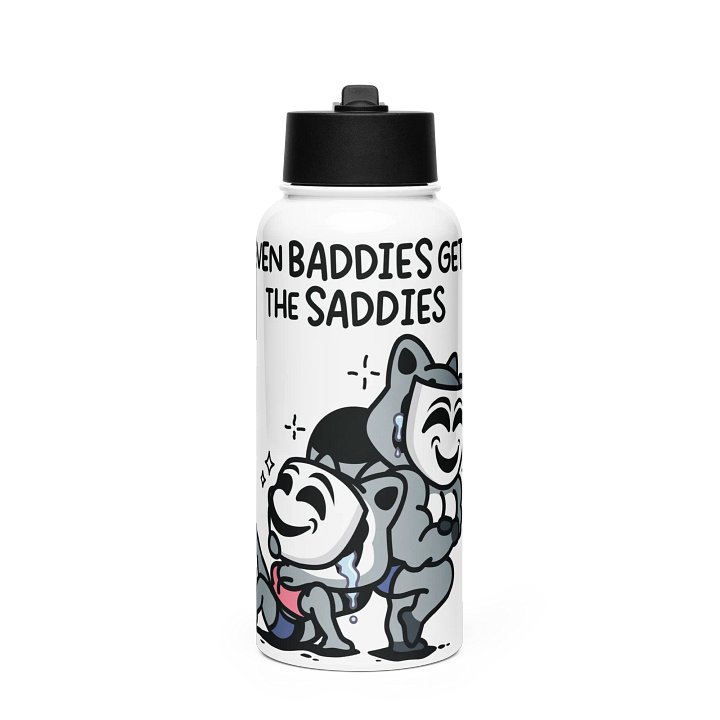 Baddies Get Saddies Water Bottle product image (1)