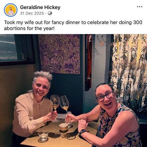 Celebrating the killing of an unborn baby is truly evil. And no, I won’t sanitise the language to make you feel better about ...