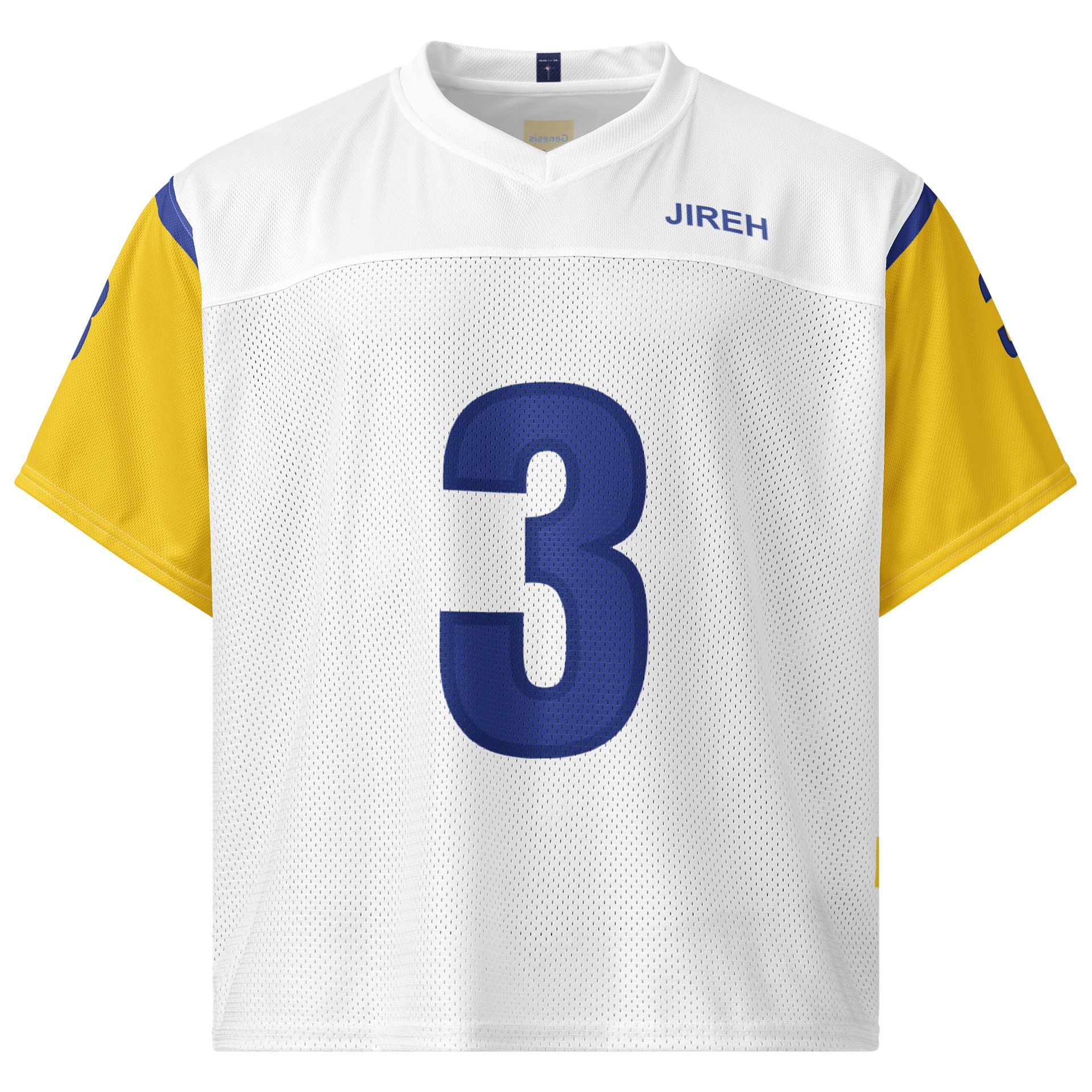 Jireh Jersey - White (LA Rams) | John 1:1 Co. product image (4)