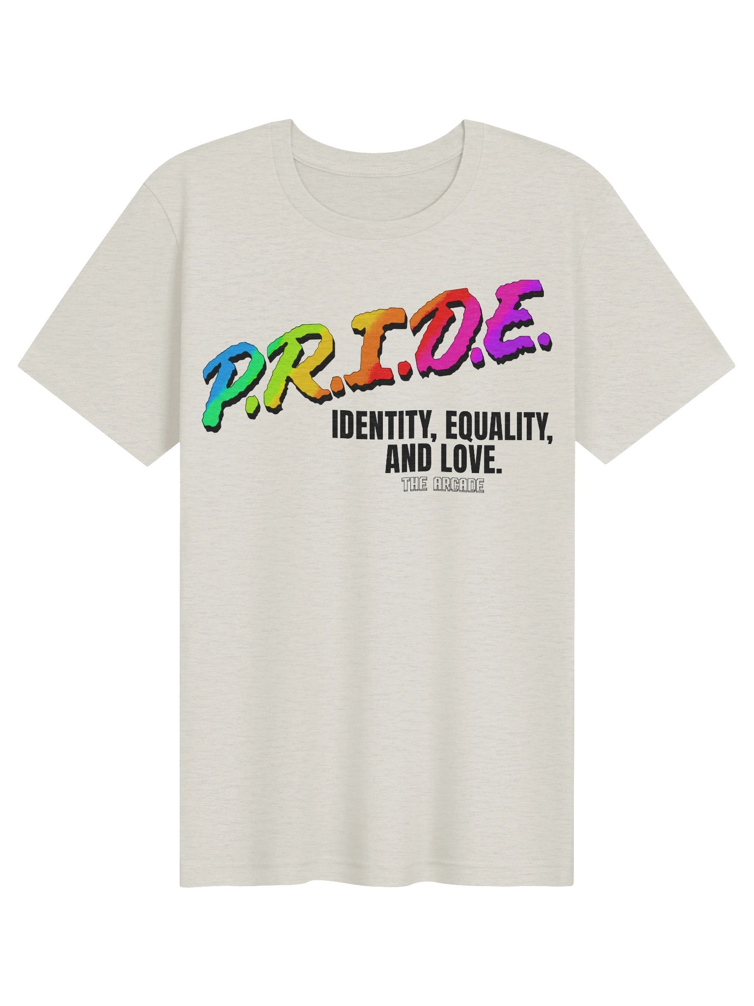 Pride 2026 ∙ P.R.I.D.E. ∙ Light Tee product image (1)