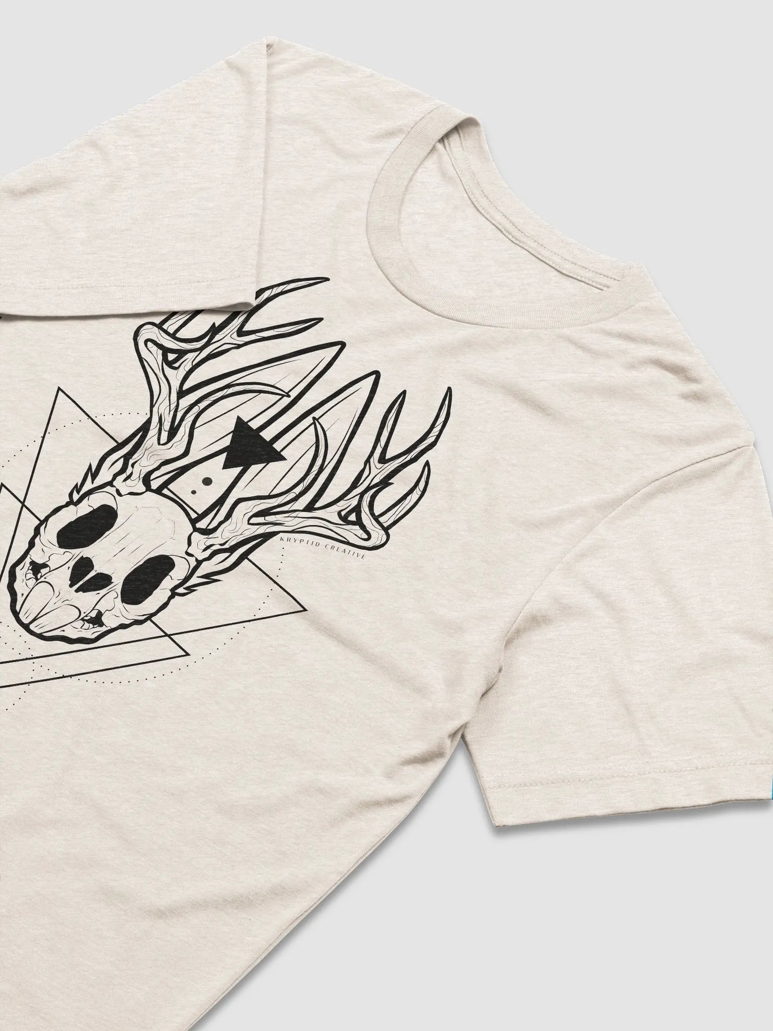 Jackalope Skull UltraSoft Triblend Tee product image (3)