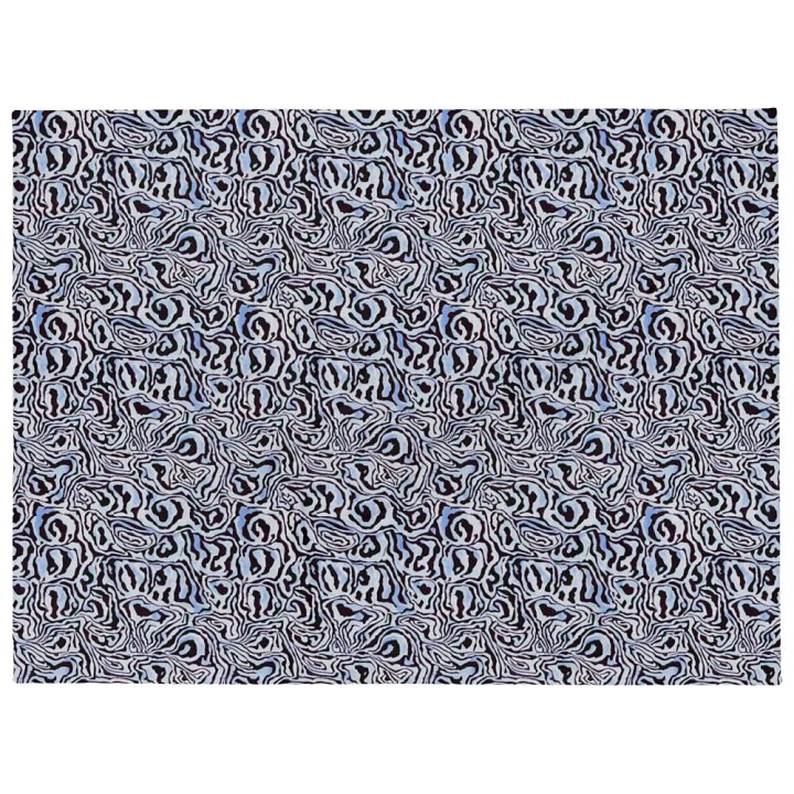 Blue Black Snake Pattern Blanket product image (1)