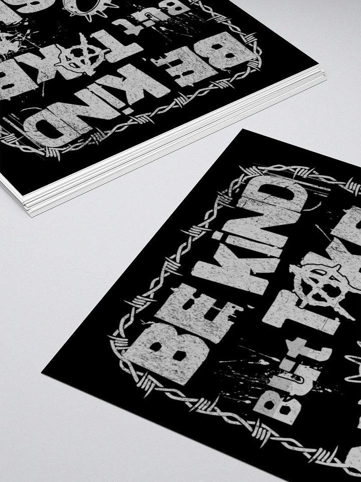Be Kind Punk Kiss-Cut Stickers product image (2)