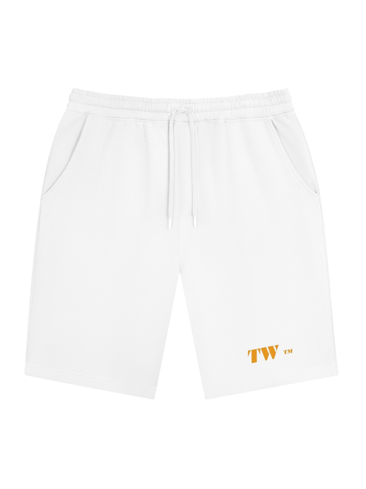 Top Will ™ White & Orange Fleece Shorts (TW) product image (1)