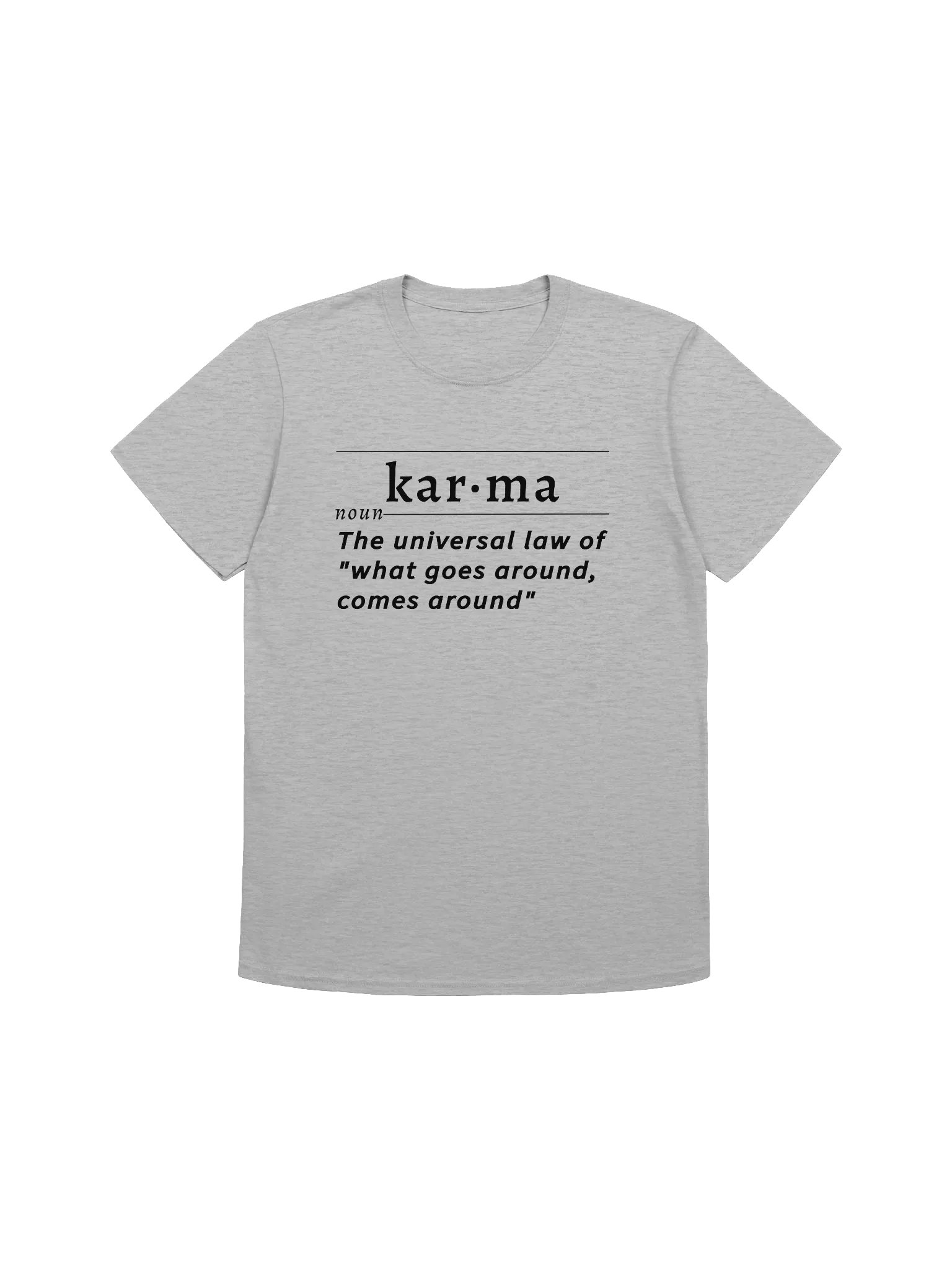 Karma Def Tee Unisex blk v1 product image (1)