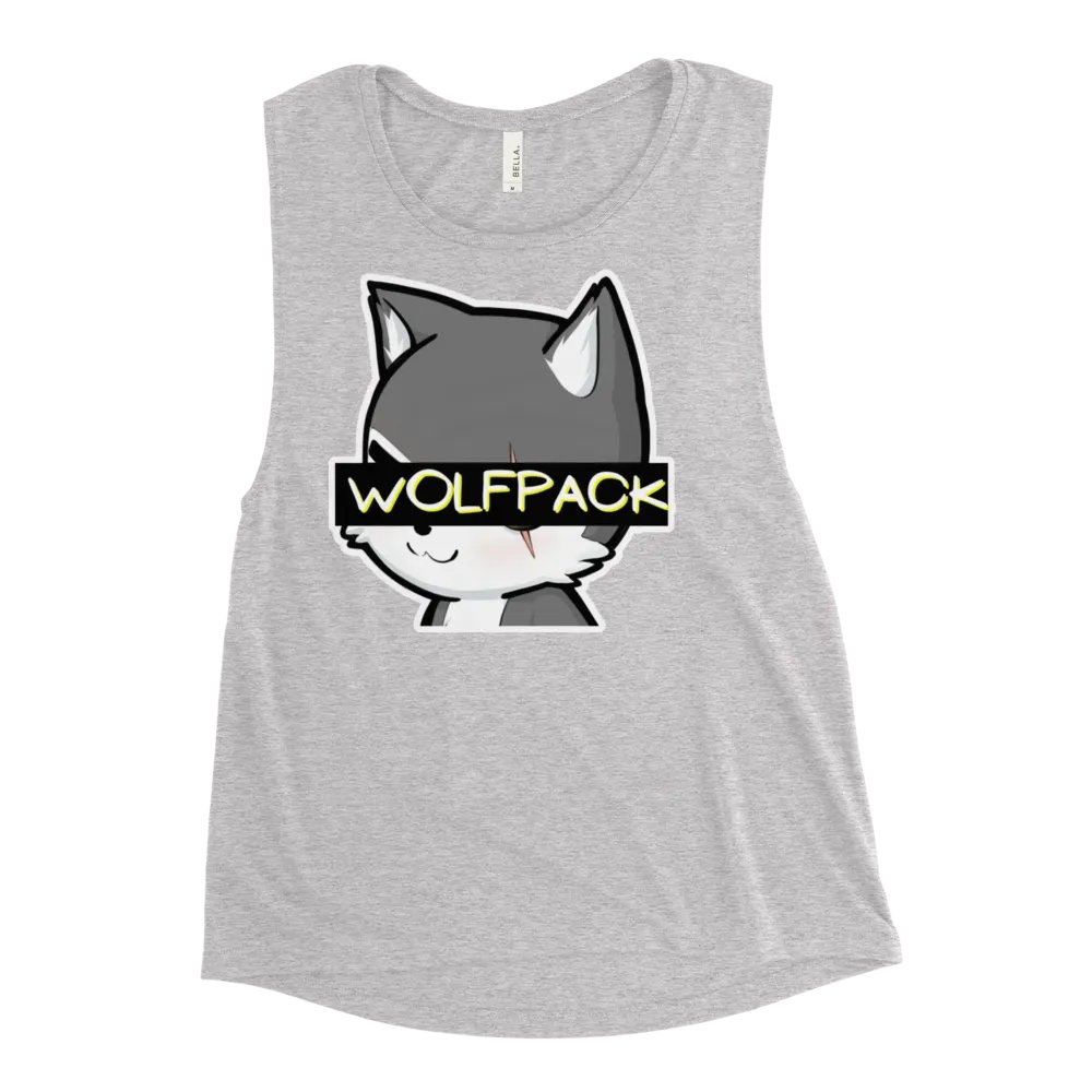 Women's WOLFPACK Tanktop (Chibi Wolf) product image (49)