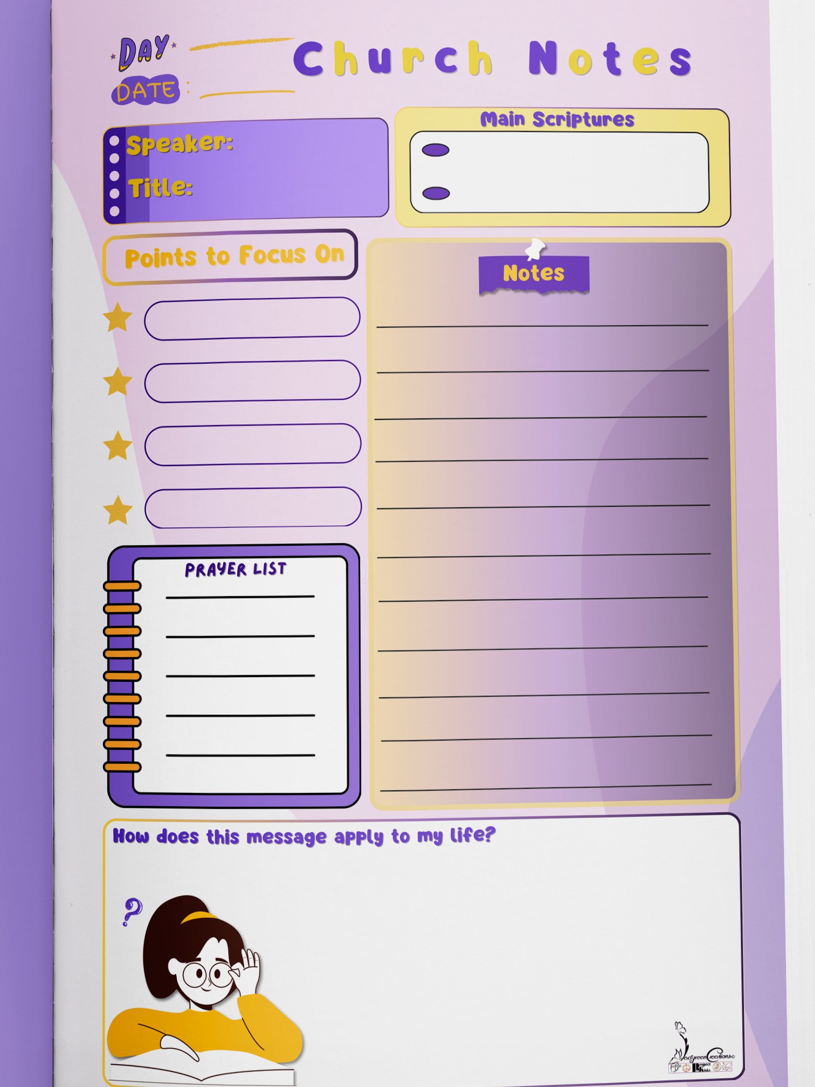 Girls Interactive Christian Journal product image (6)