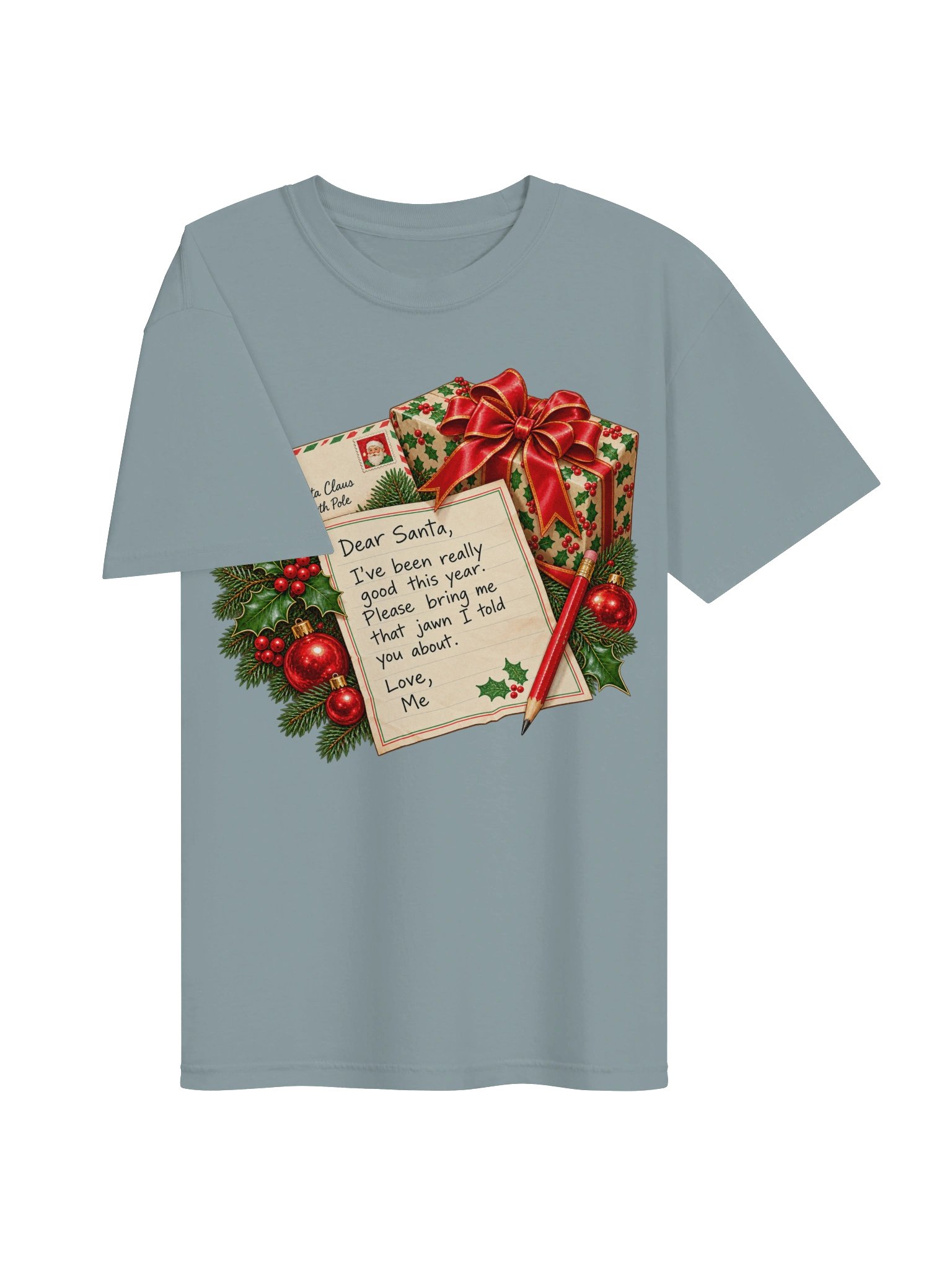 Dear Santa, Bring Me That Jawn – Philly Christmas T-Shirt product image (10)