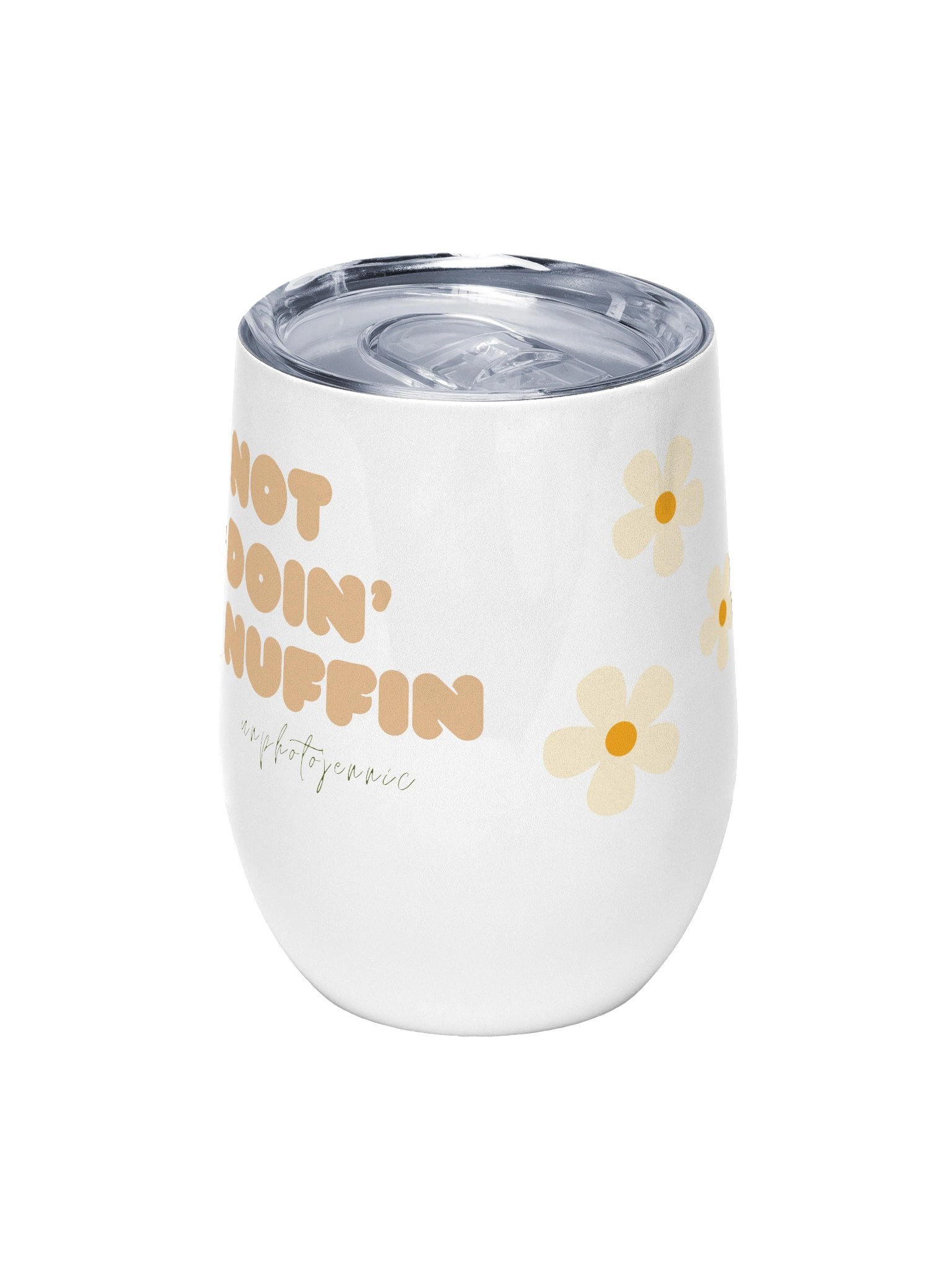 Not Doin' Nuffin Wine Tumbler product image (5)