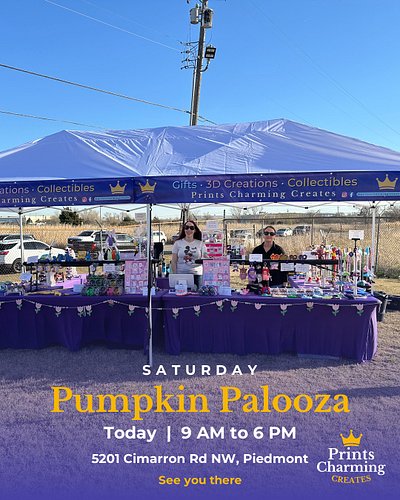Today is Pumpkin Palooza in Piedmont, 9 to 6. Then back tomorrow 1 to 6.
Chester's Pumpkin Patch. See you there? 💜
