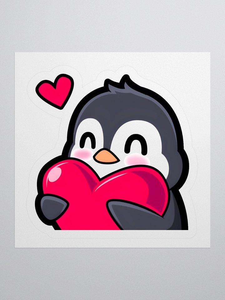 Penguin Love Vinyl Stickers product image (1)
