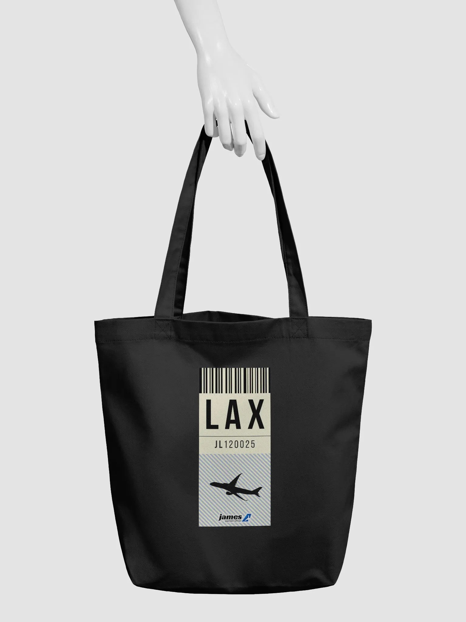 Los Angeles (LAX) Stylish Luggage Tag Tote Bag product image (3)