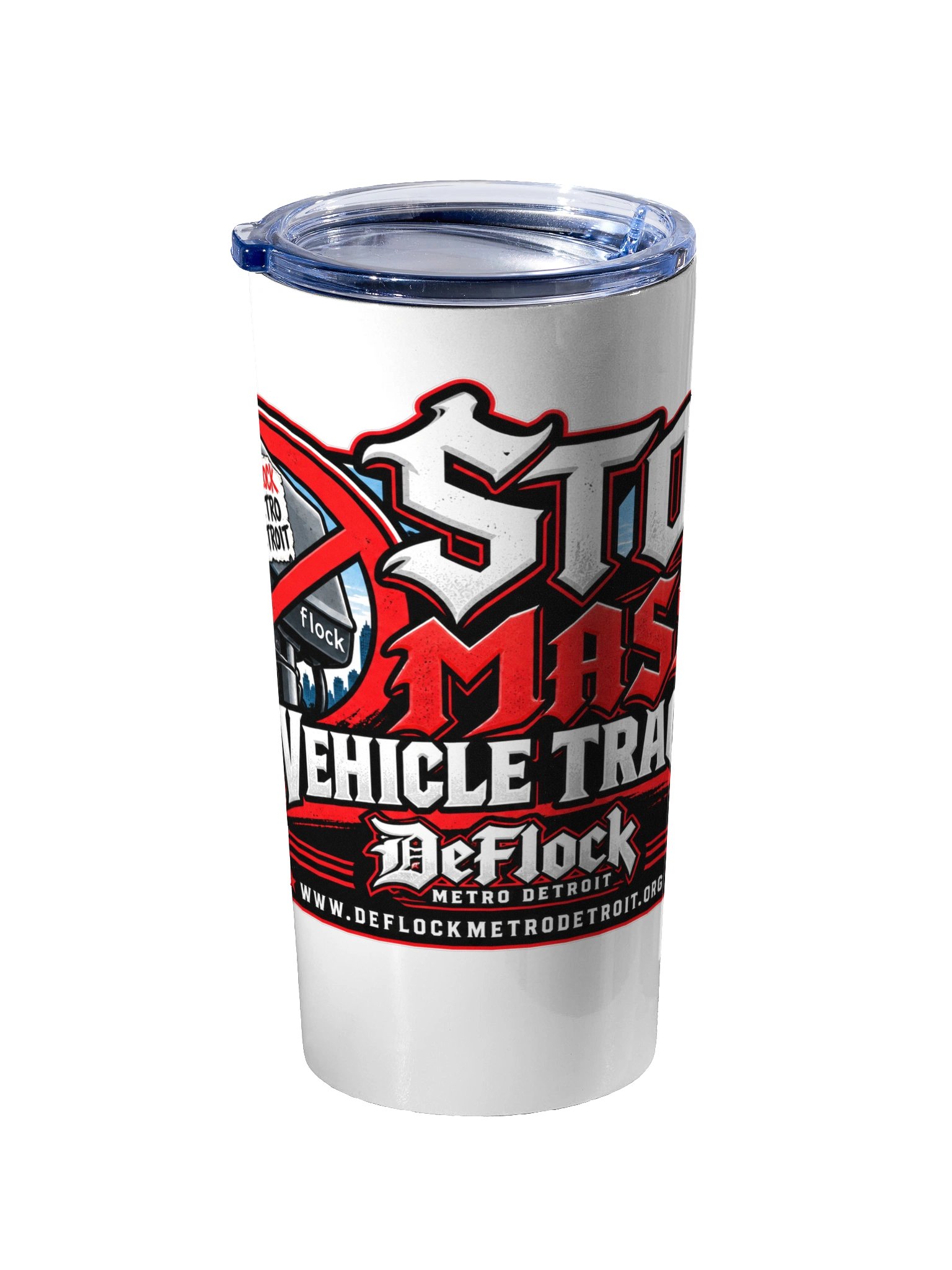Stop Mass Vehicle Tracking Tumbler product image (2)