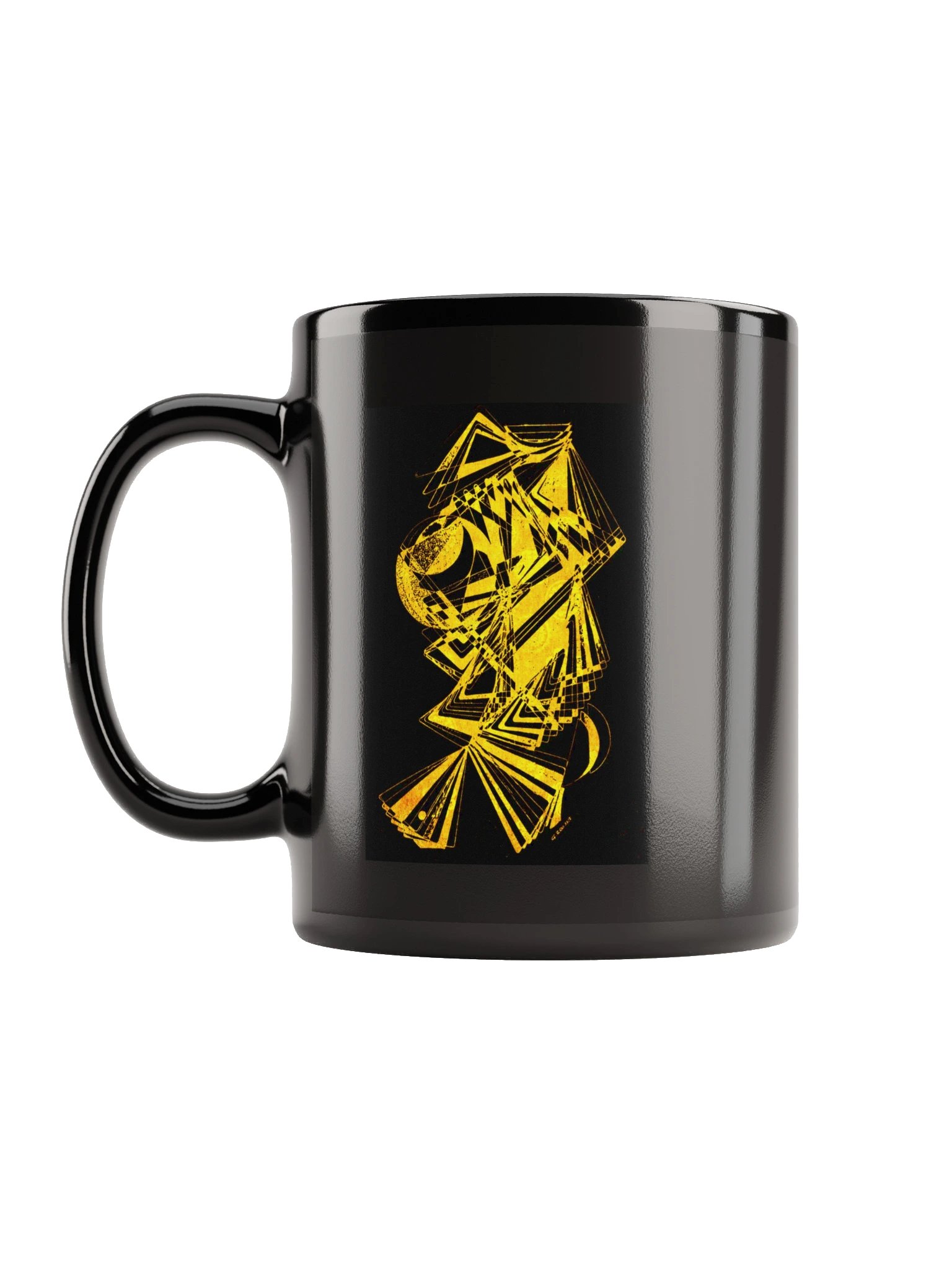 The Samurai 2026 Gold Edition — Black Glossy Mug product image (7)