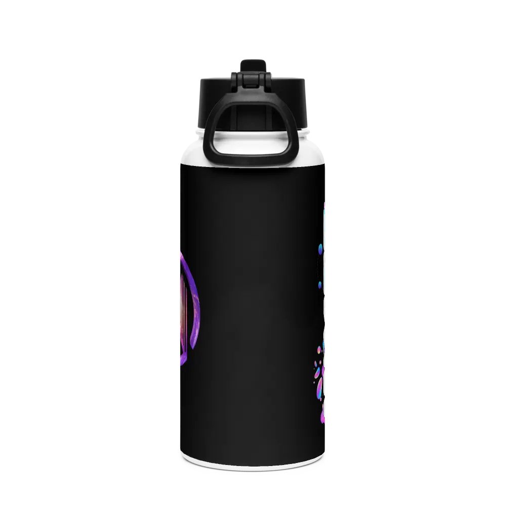 VanniEXE Stainless Steel Water Bottle with a Straw Lid product image (3)