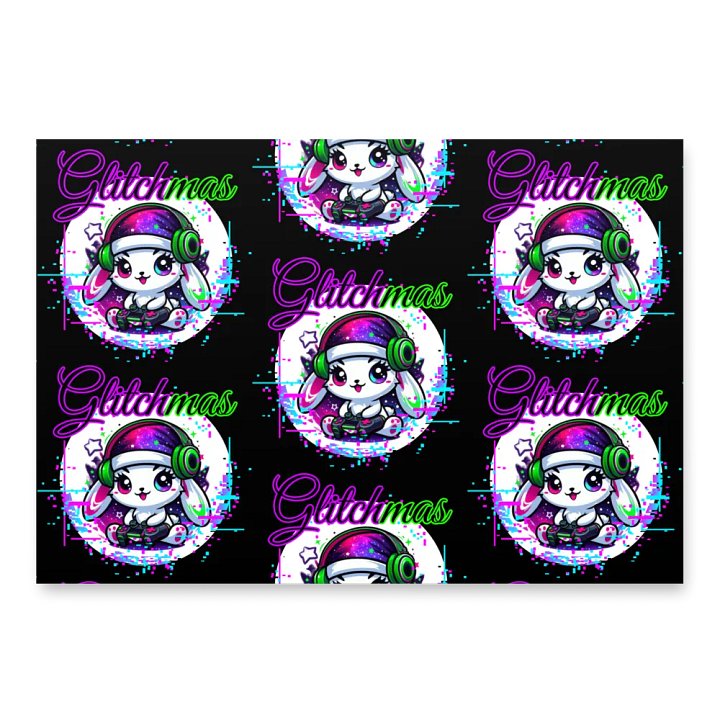 Glitchmas Wrapping Paper Set product image (1)