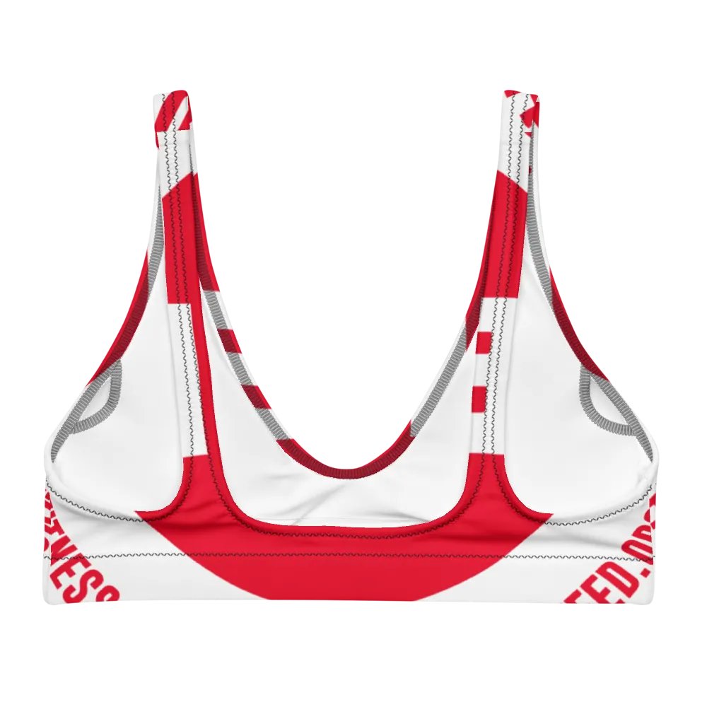 IFBNewsfeed.Org's All-Over Print Recycled Padded Bikini Top product image (1)