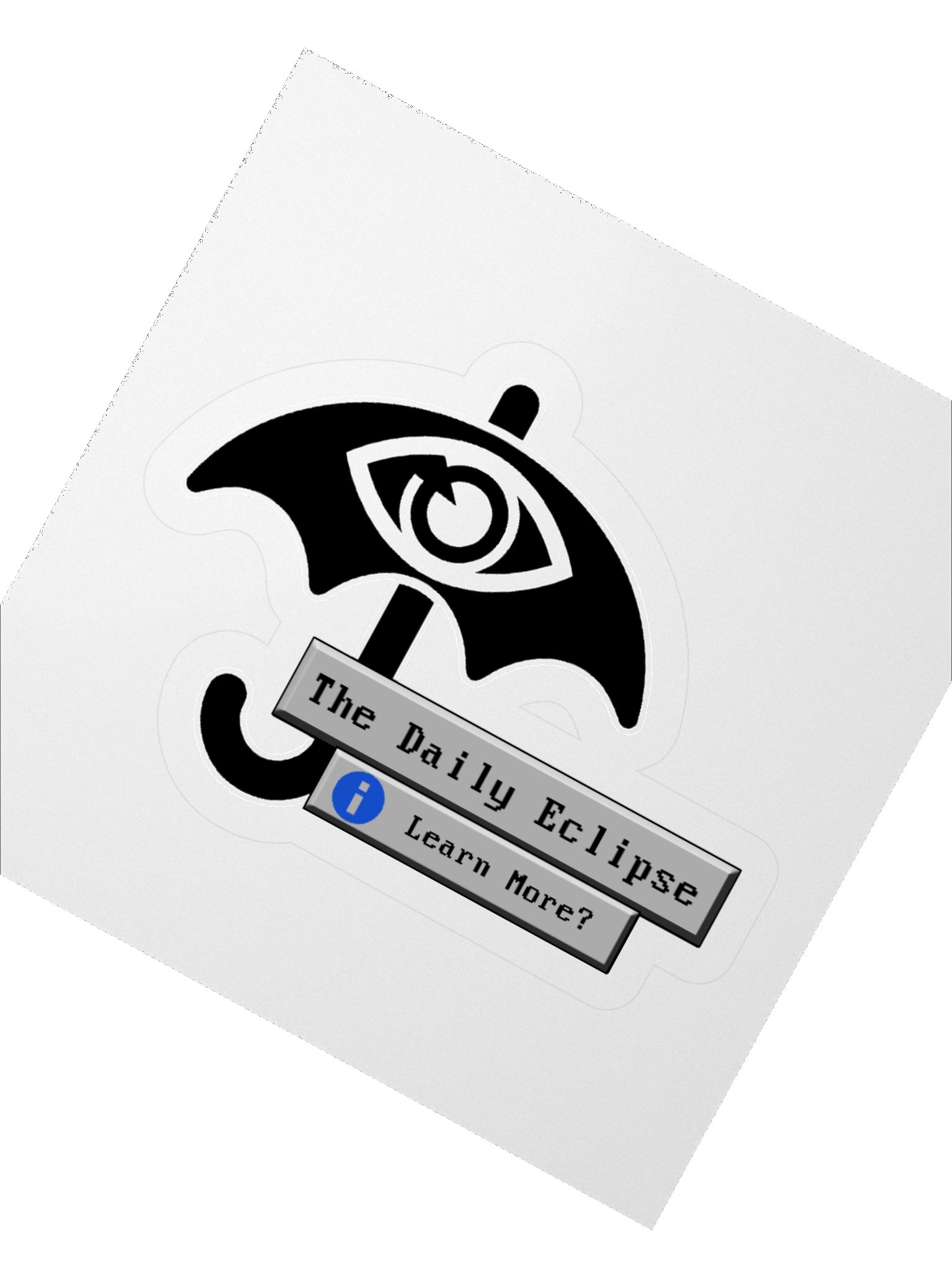 The Daily Eclipse Logo Sticker product image (2)