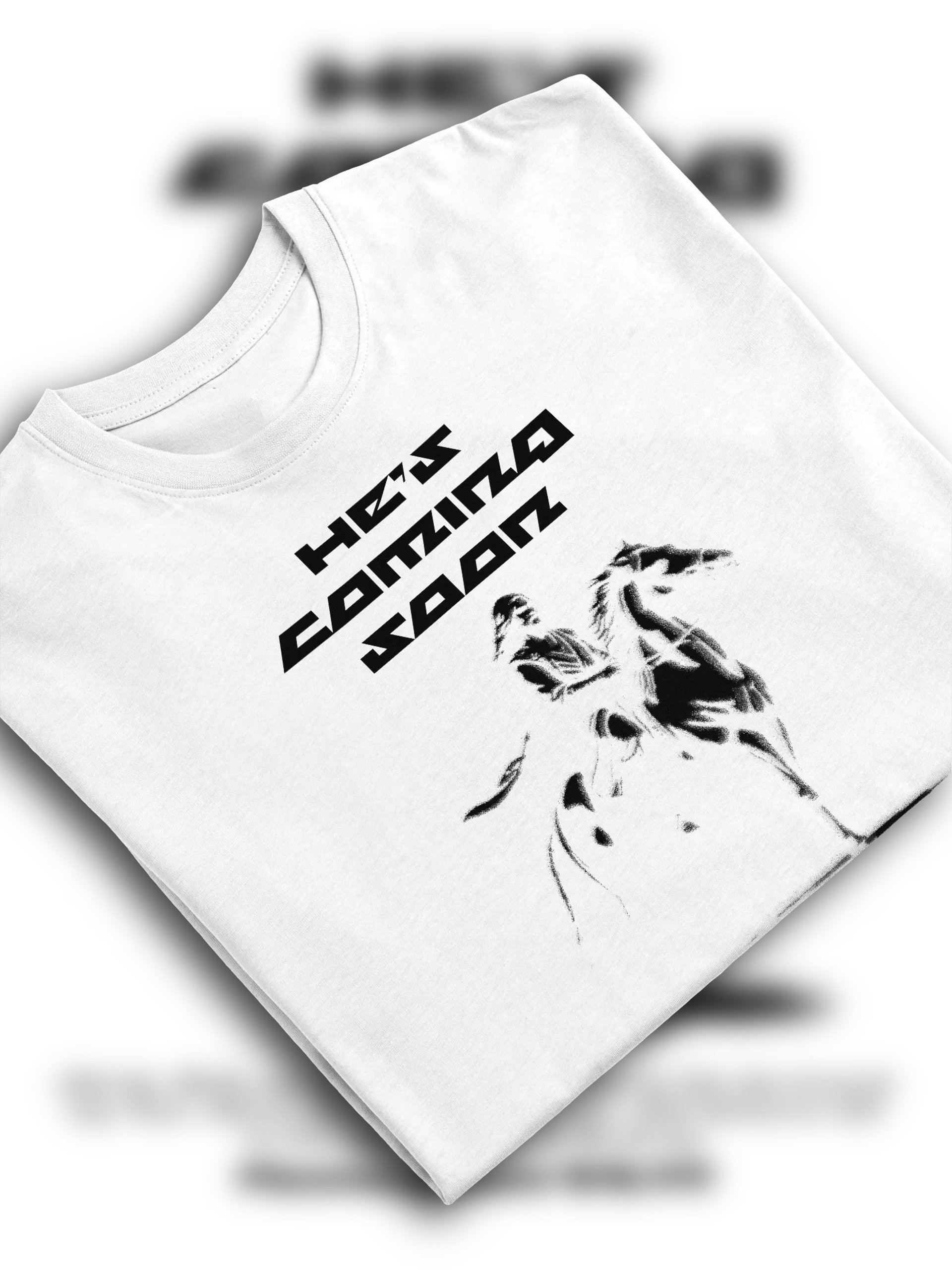 He's Coming Soon Collection - Cotton Heritage Men's Premium Heavyweight Tee product image (6)