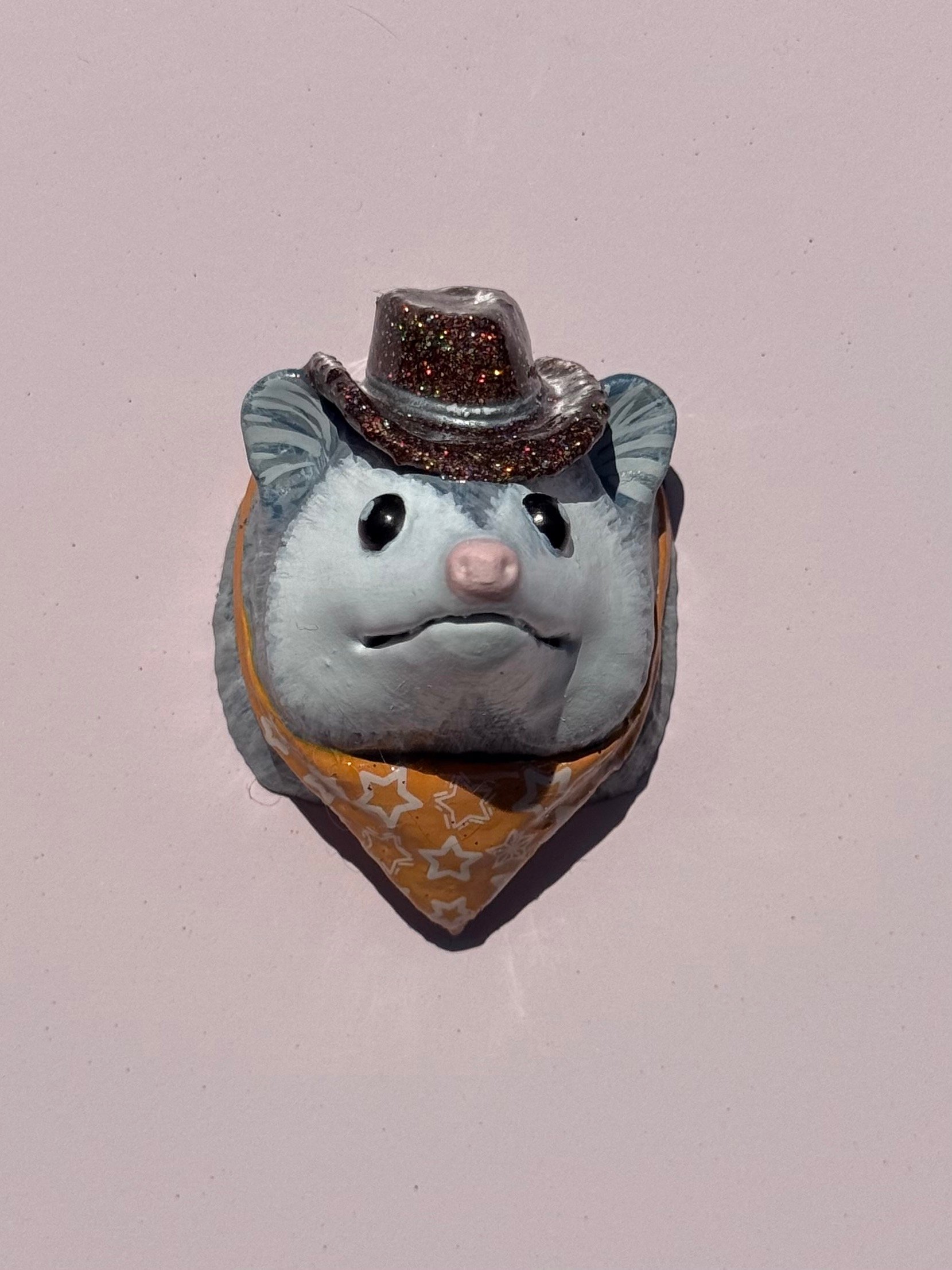 Hand-Painted Possum Magnet (Brown) product image (2)