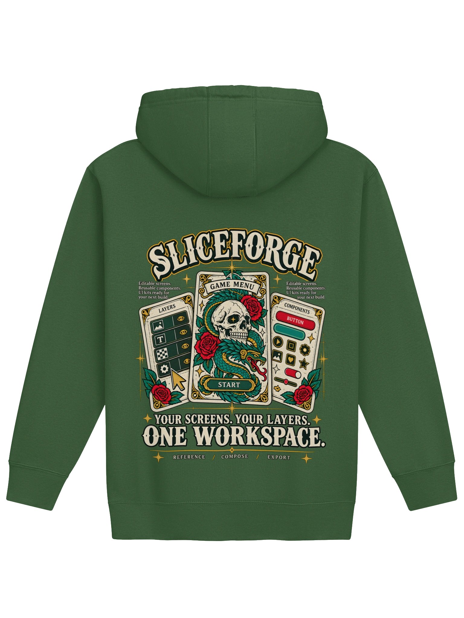 SliceForge — One Workspace Hoodie product image (2)